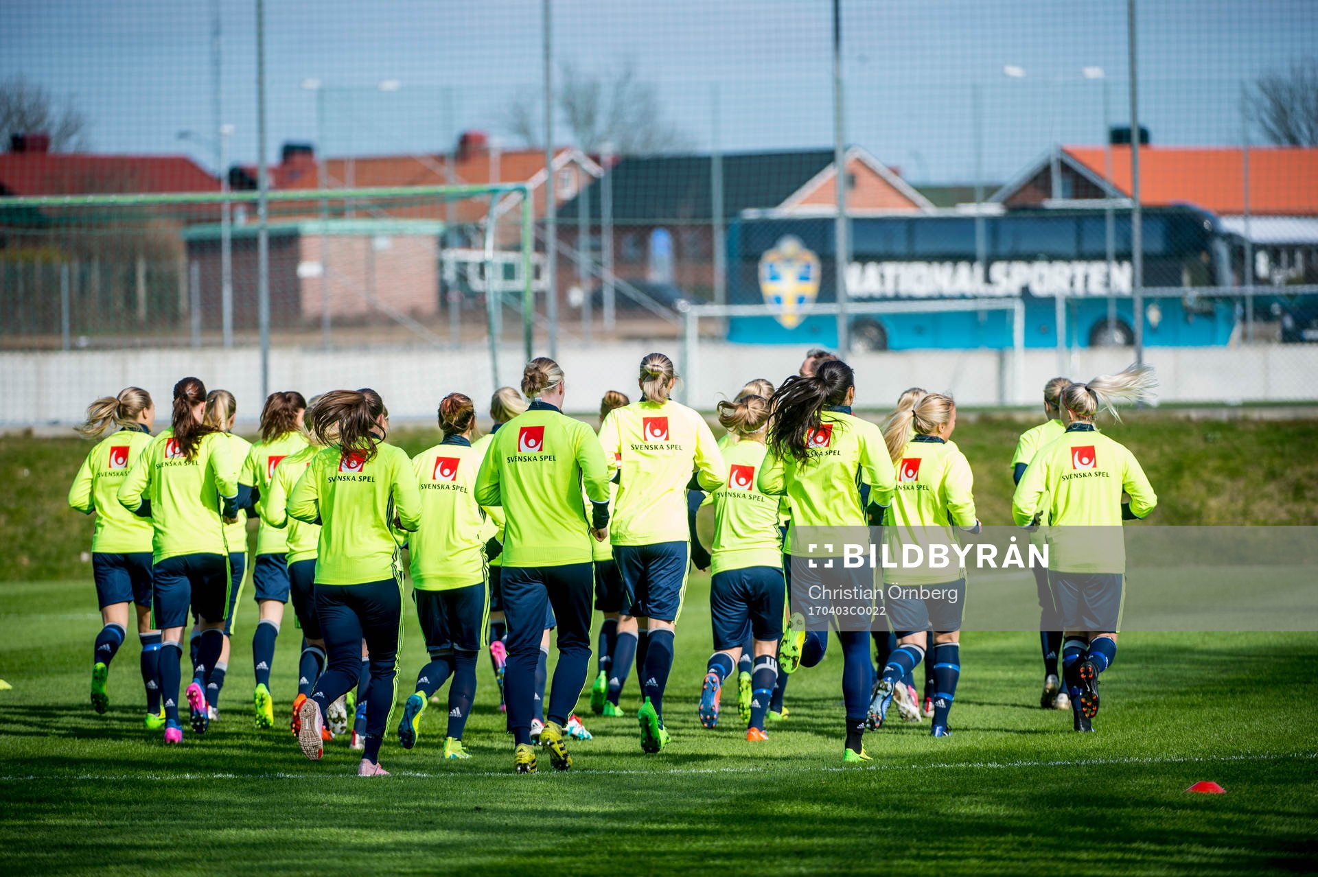 Spelarna värmer upp