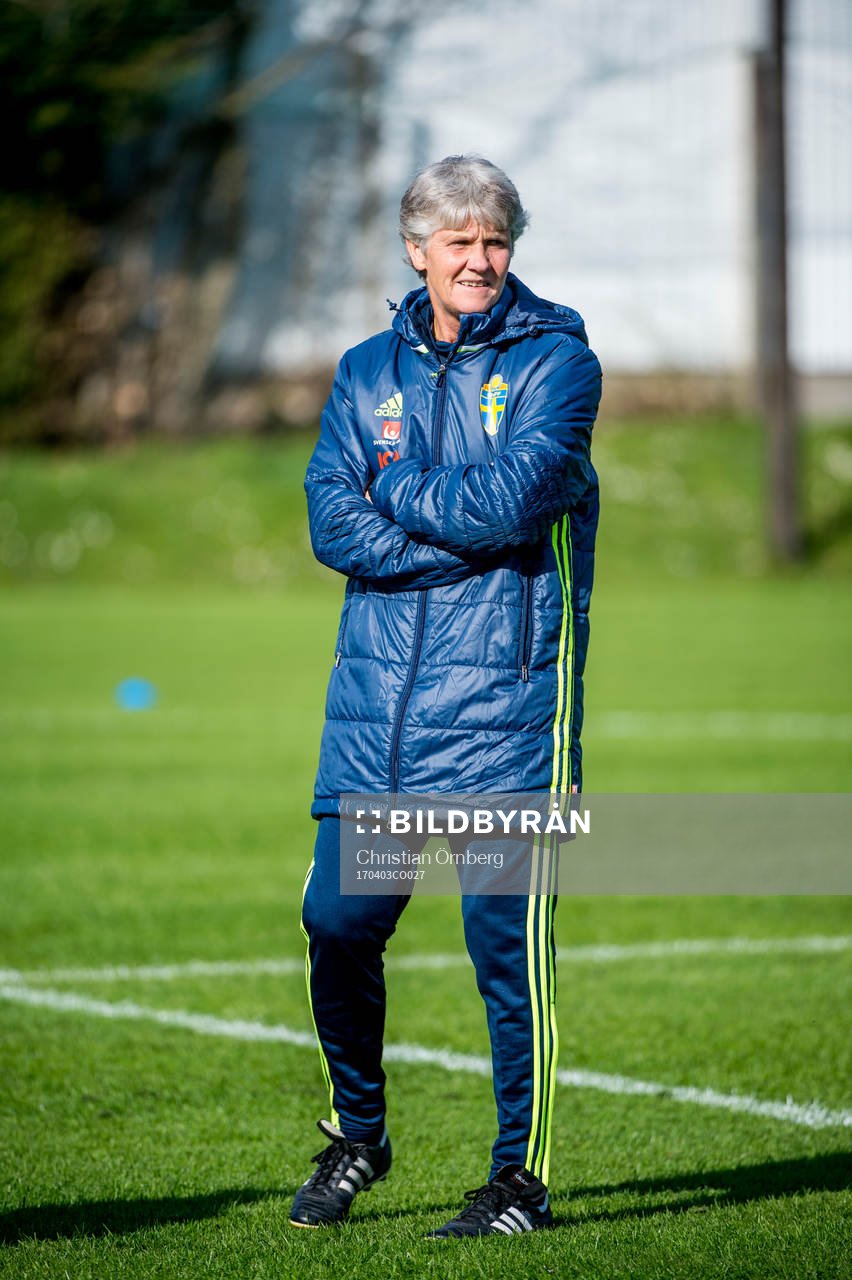 Förbundskapten Pia Sundhage