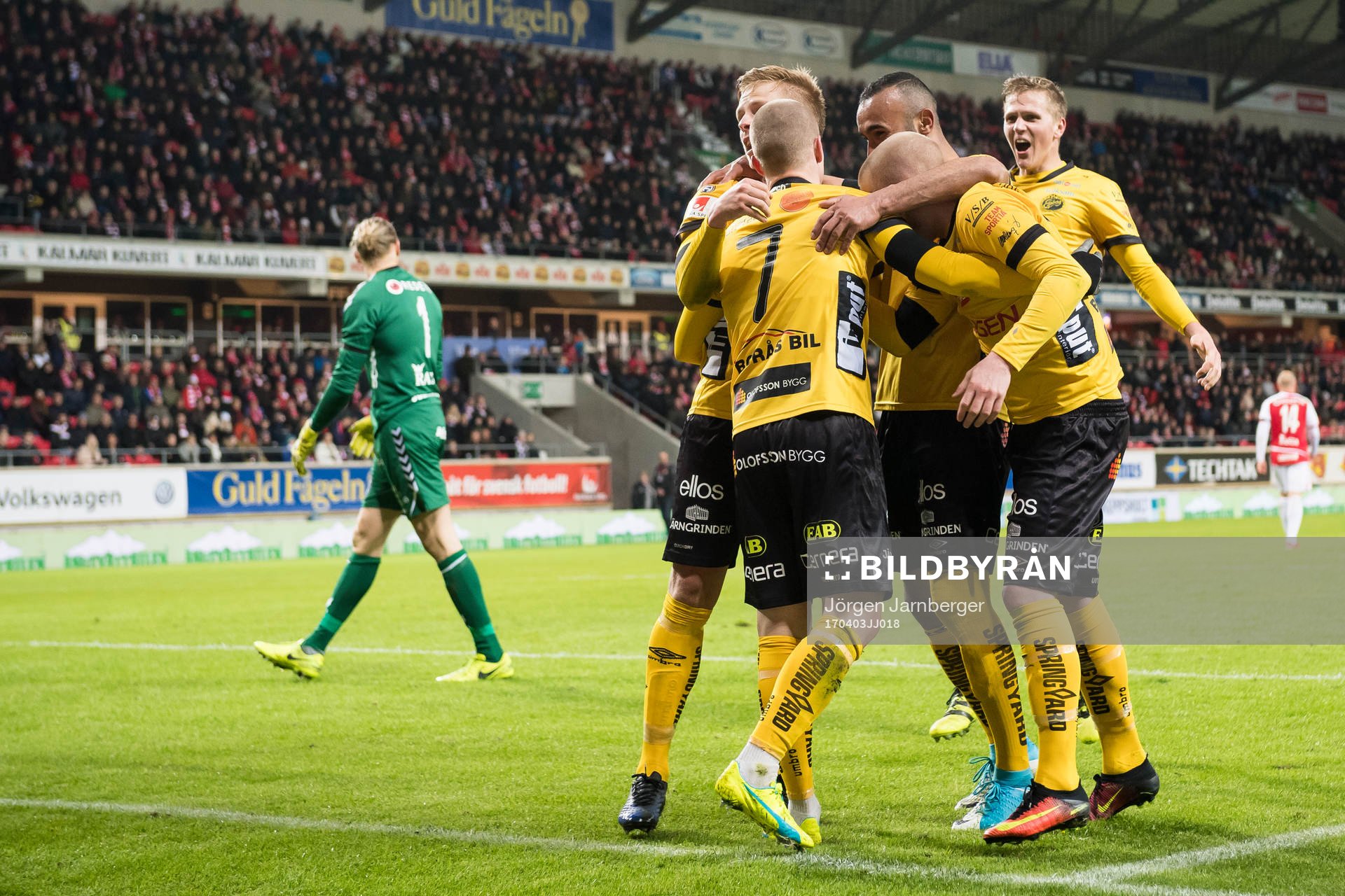 Elfsborgs spelare jublar