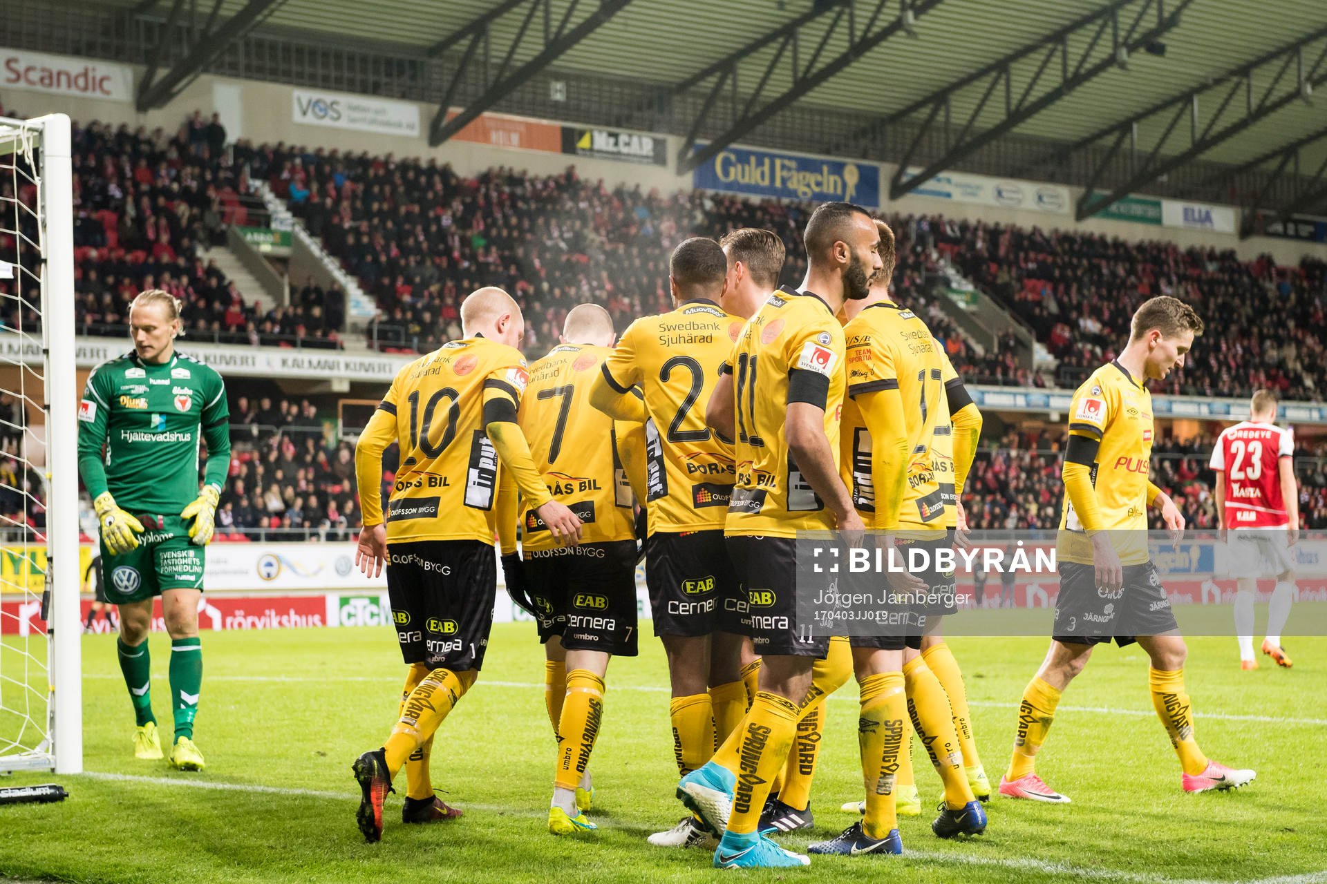 Elfsborgs spelare jublar