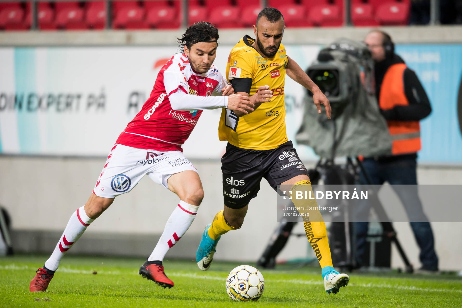 Elfsborgs Issam Jebali och Kalmars Emin Nouri