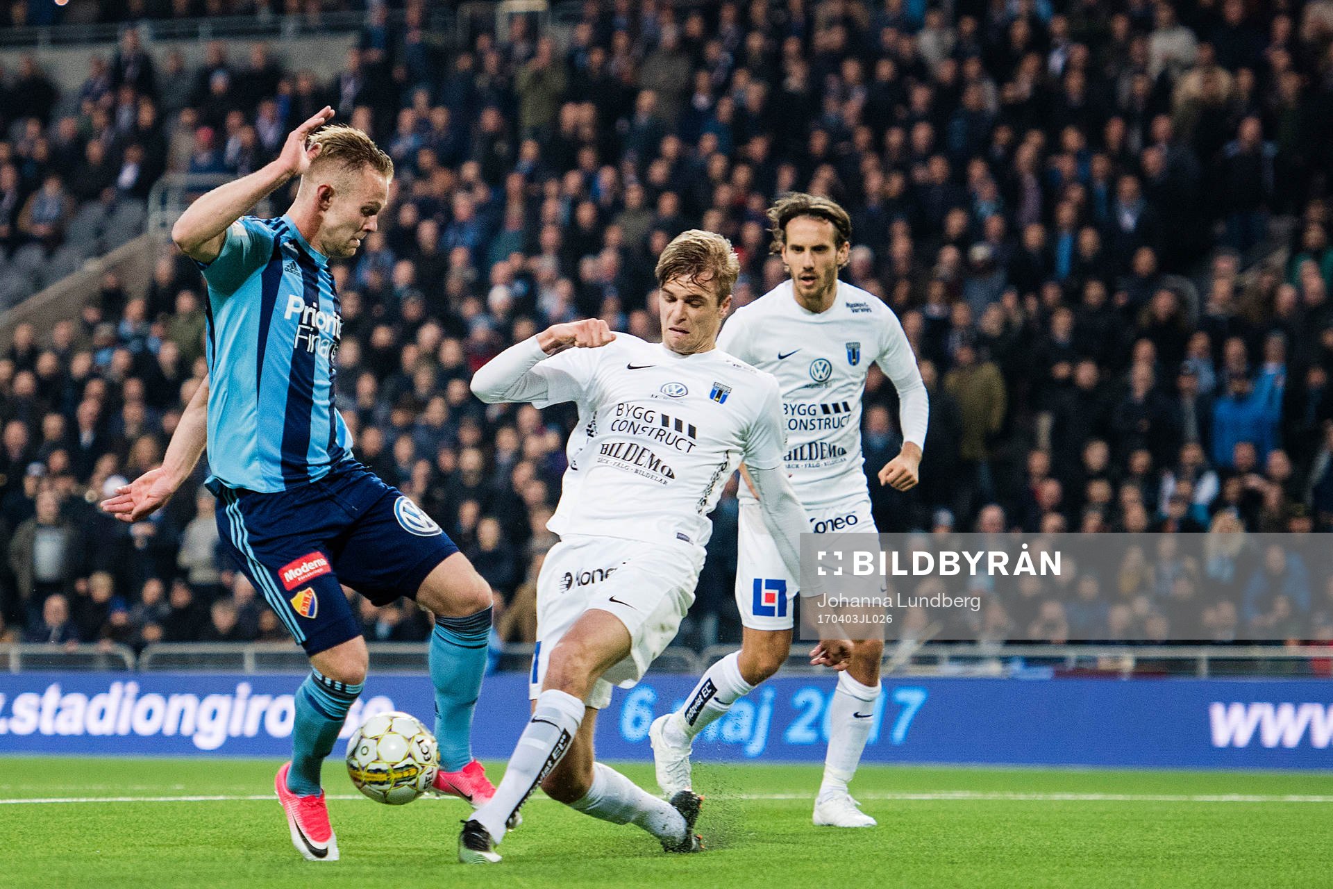Djurgårdens Gustav Engvall och Sirius Oscar Pehrsson