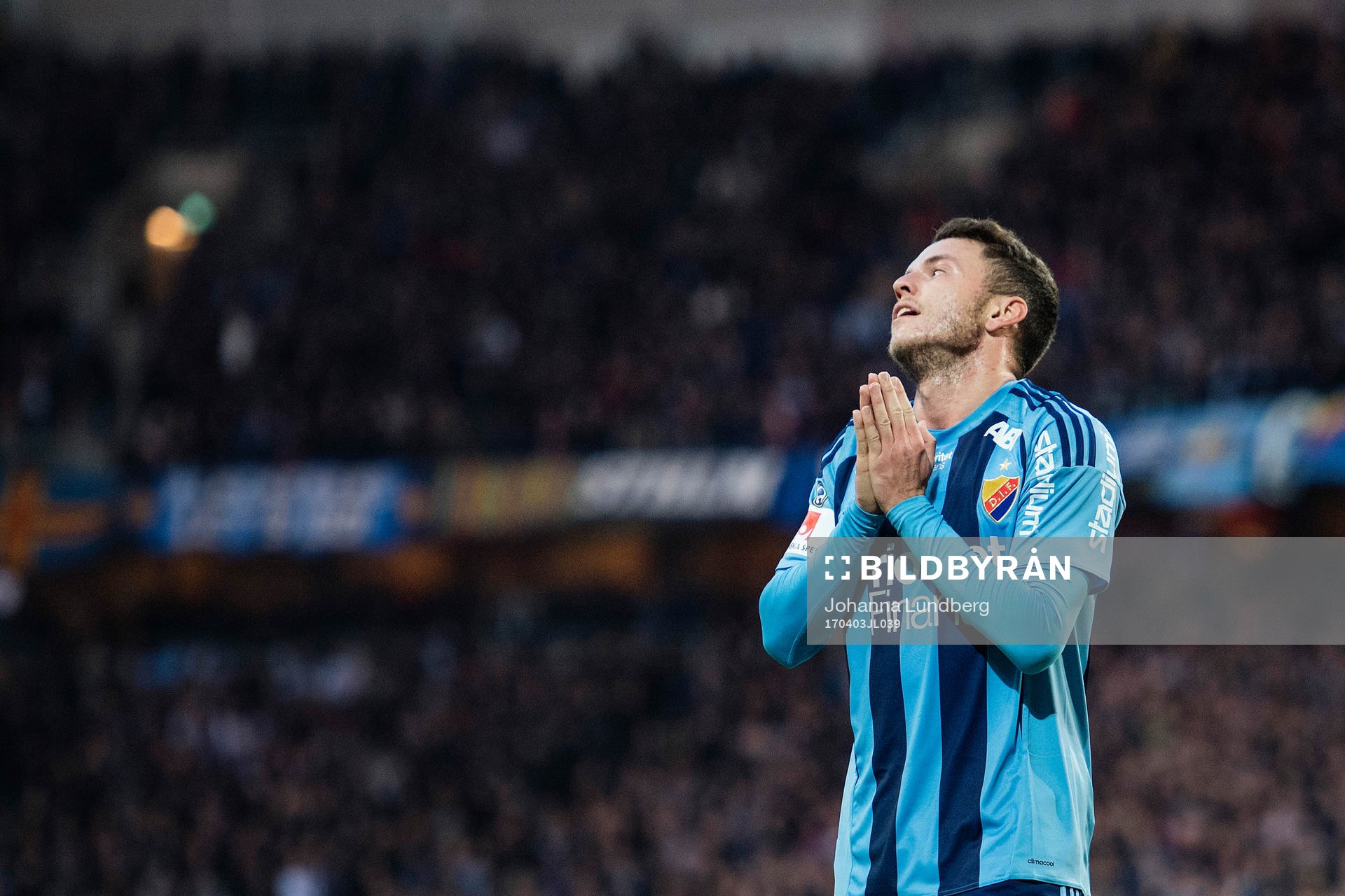 Djurgårdens Kerim Mrabti  deppar