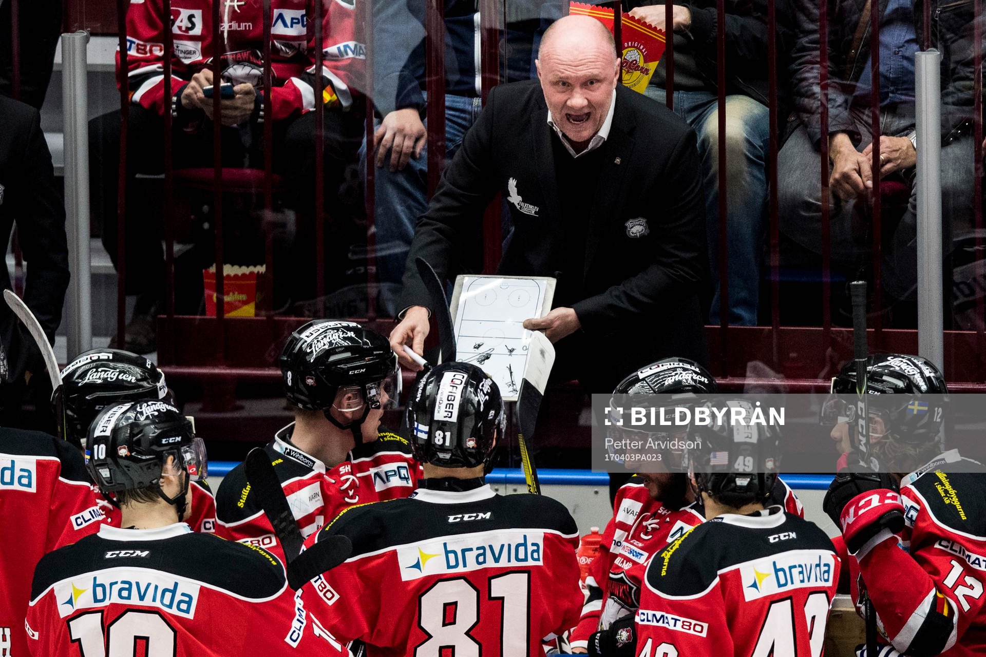 Malmö Redhawks tränare Peter Andersson