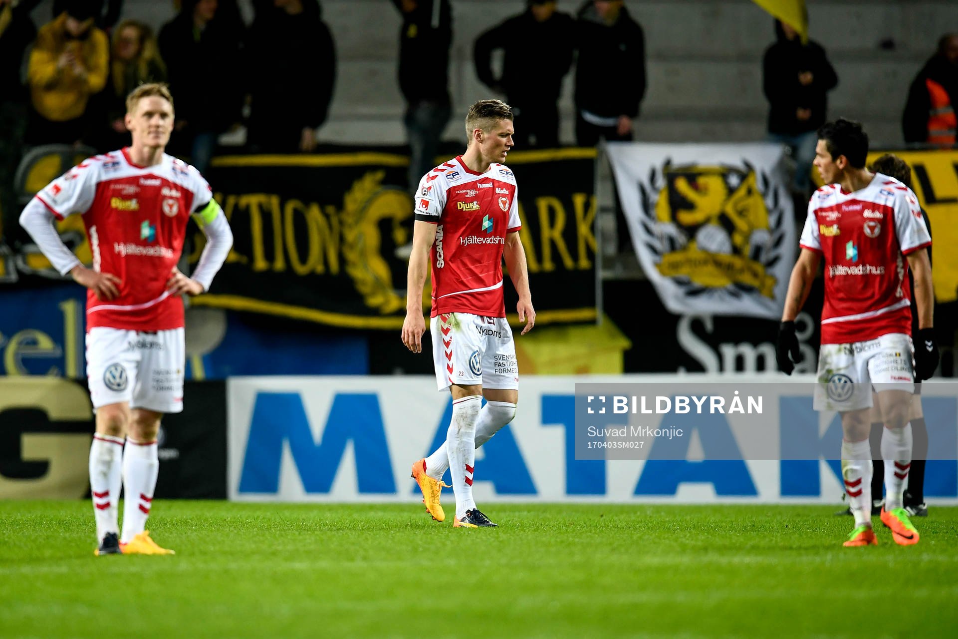 Kalmars Rasmus Elm, Viktor Elm och Romário Pereira Sipião