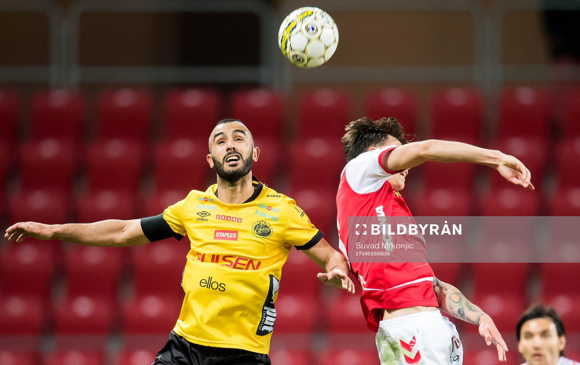 Kalmars Melker Hallberg och Elfsborgs Issam Jebali