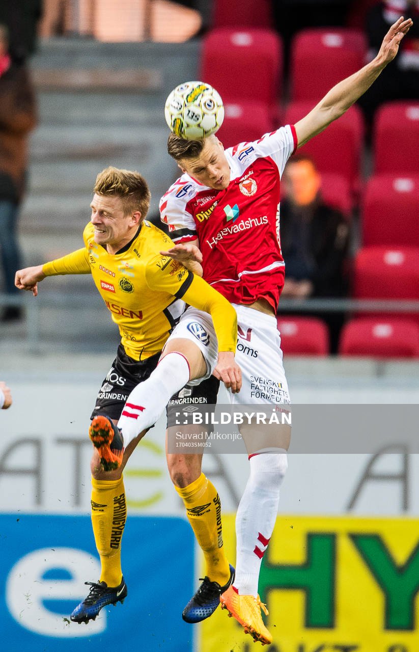 Elfsborgs Per Frick och Kalmars Viktor Elm