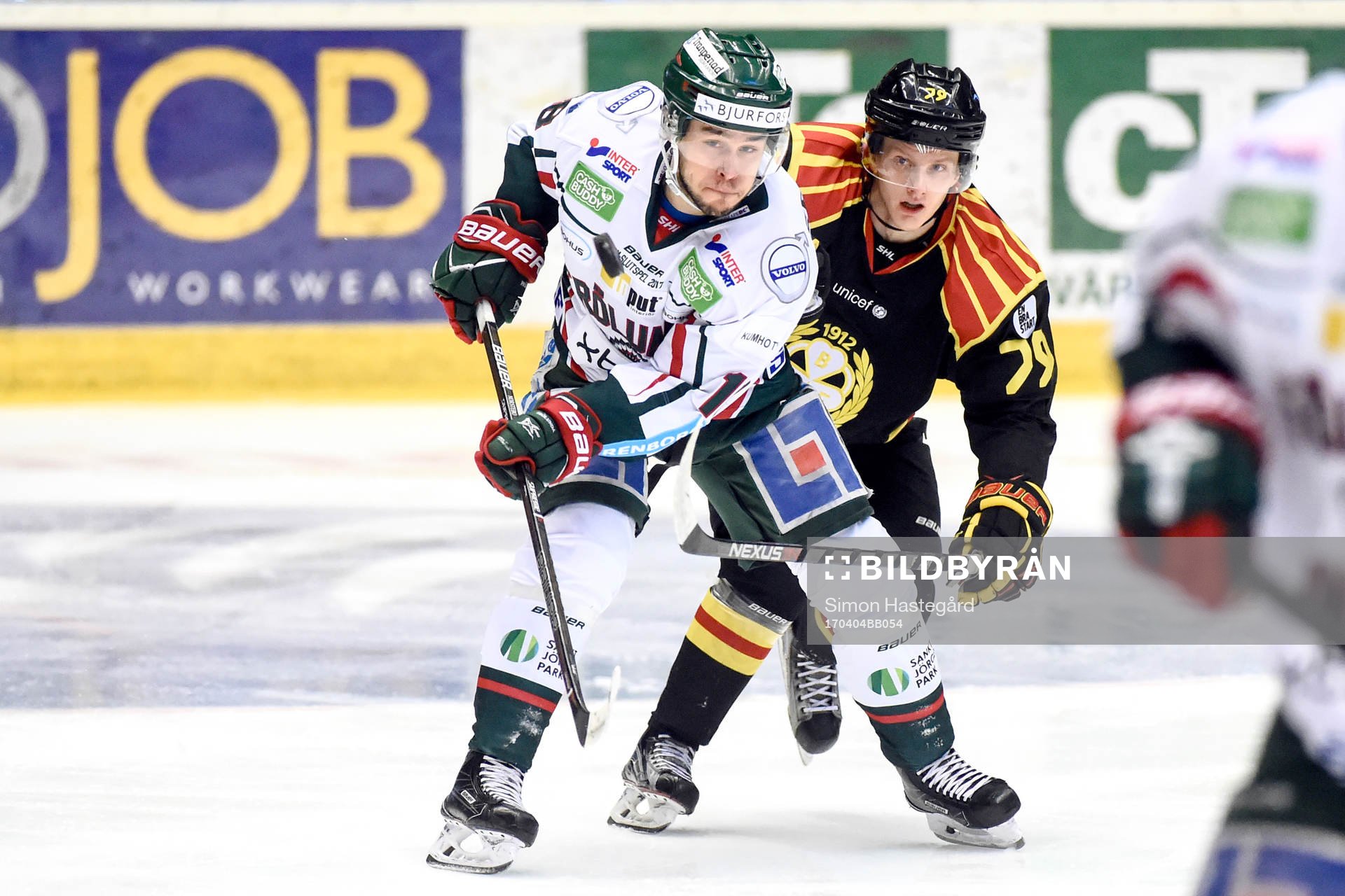 Frölundas Mattias Nörstebö och Brynäs Daniel Mannberg