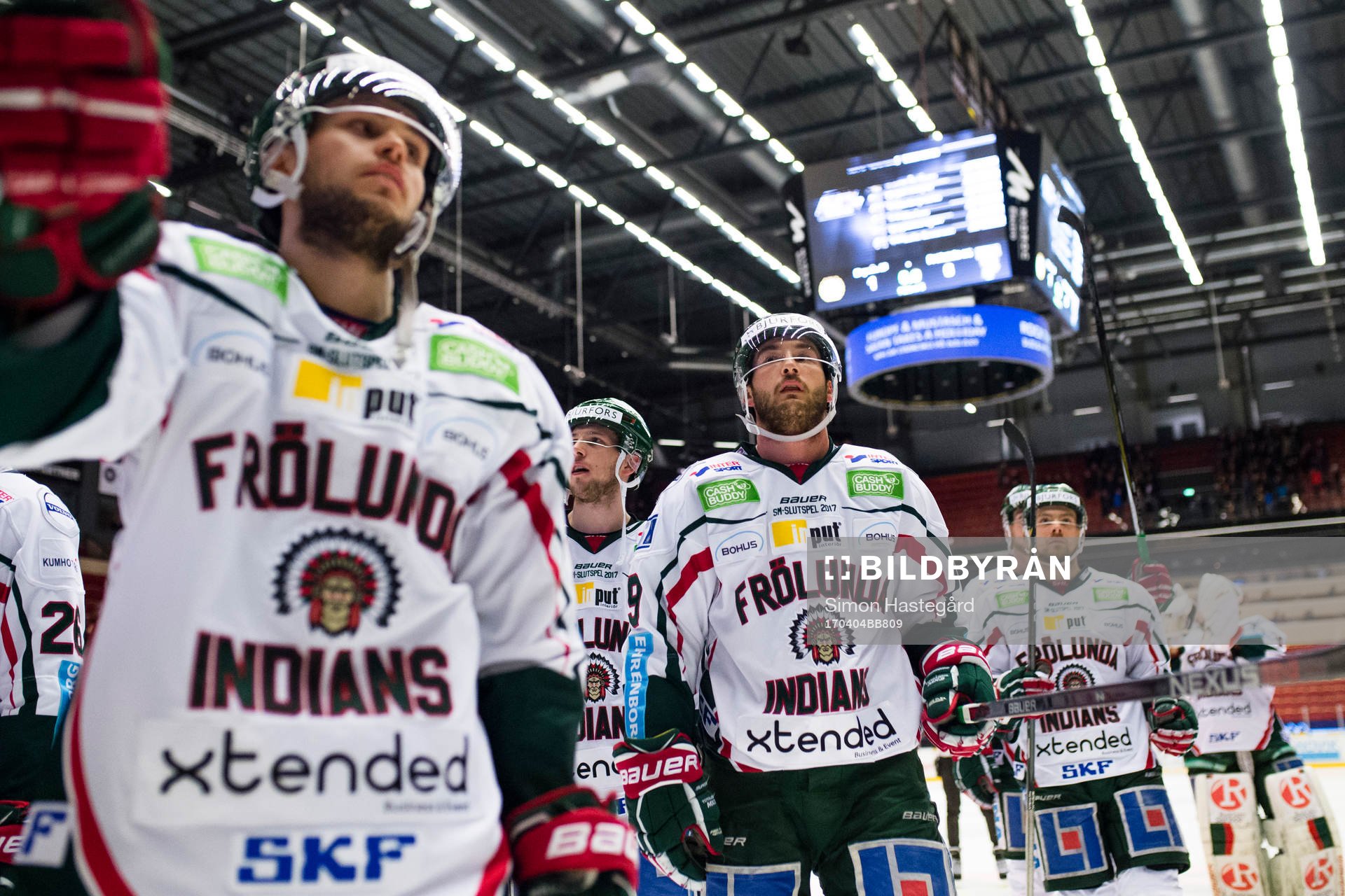 Frölundas Casey Wellman jublar
