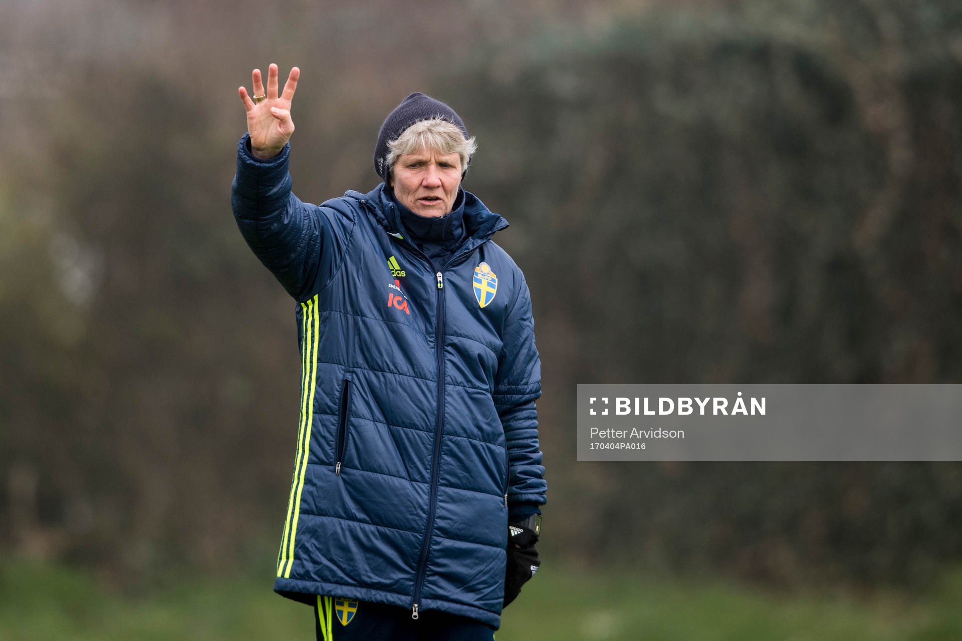 Förbundskapten Pia Sundhage