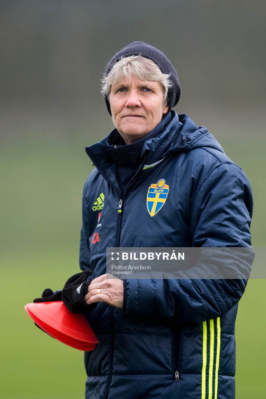 Förbundskapten Pia Sundhage