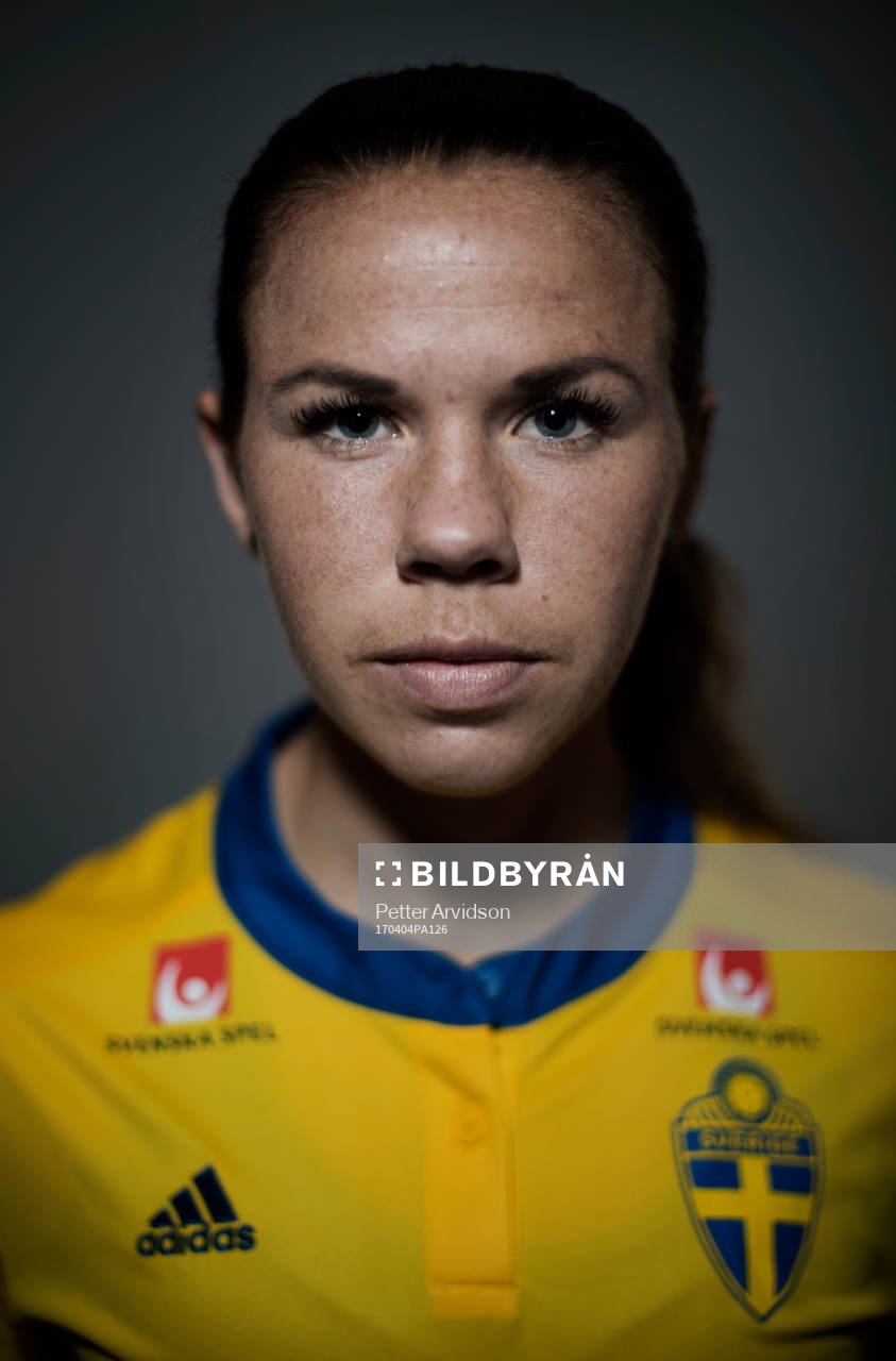 Jessica Samuelsson, spelare i Sveriges damlandslag i fotboll