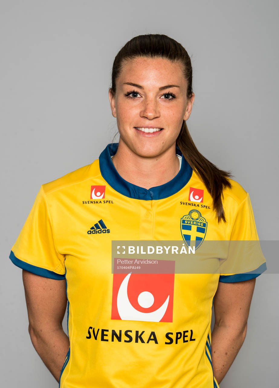 Pauline Hammarlund, spelare i Sveriges damlandslag i fotboll