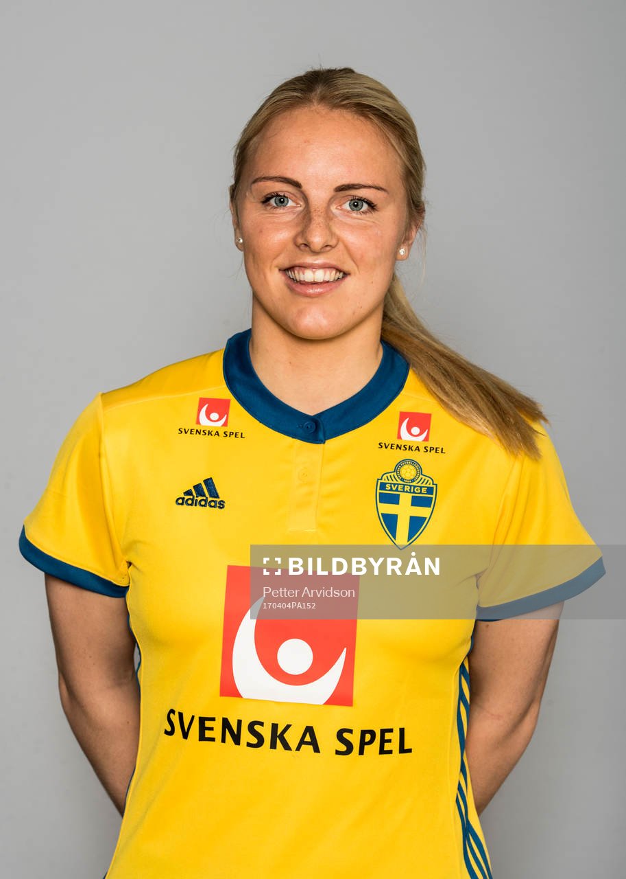 Mimmi Larsson, spelare i Sveriges damlandslag i fotboll