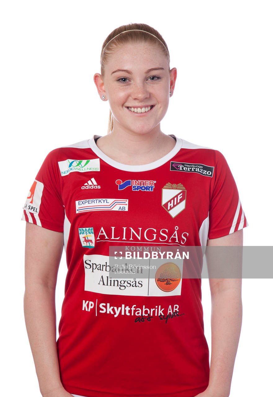 Holmalunds Sophie Högrell poserar för ett porträtt den 4 april 2017 i Alingsås.