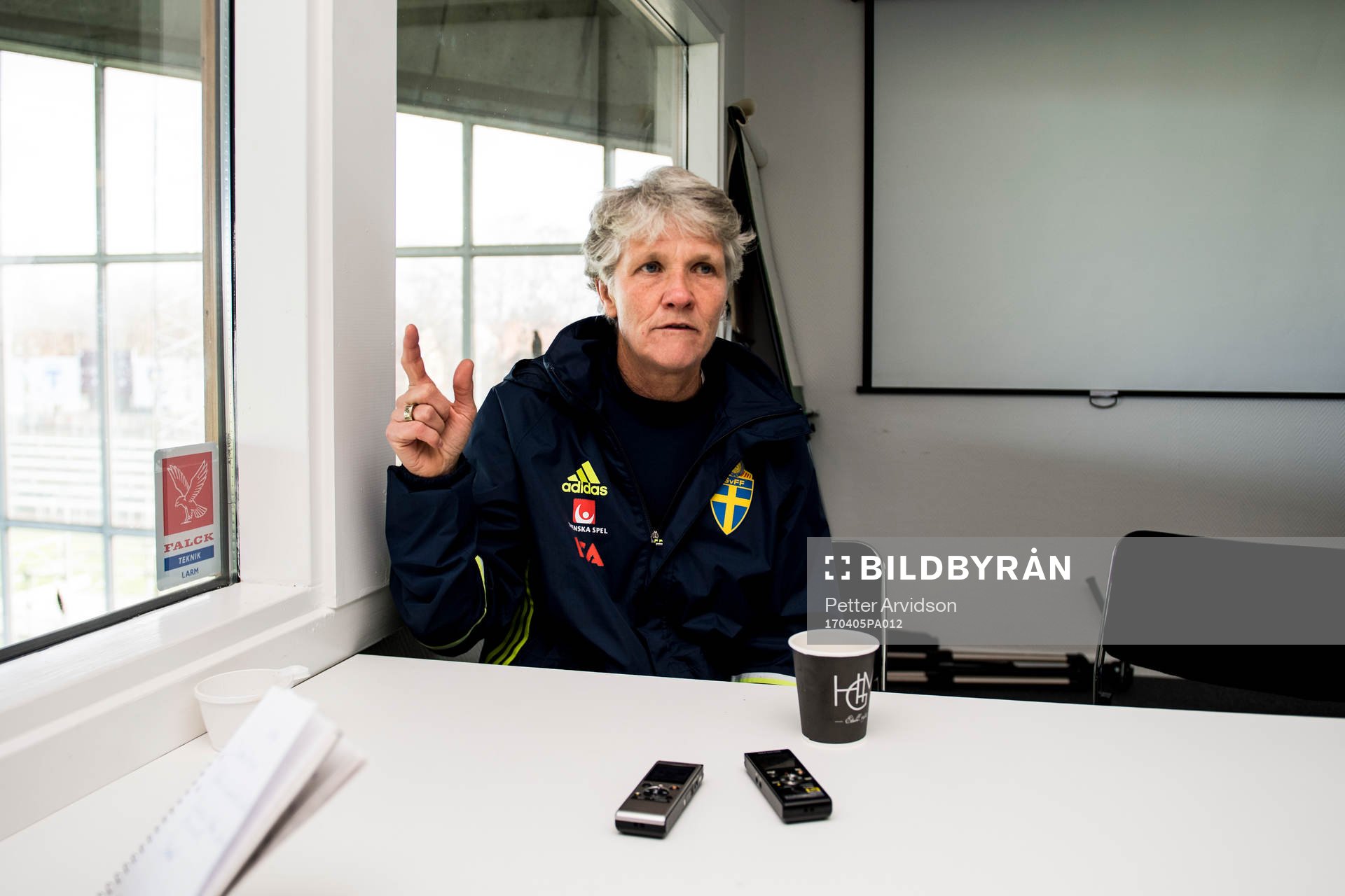 Förbundskapten Pia Sundhage