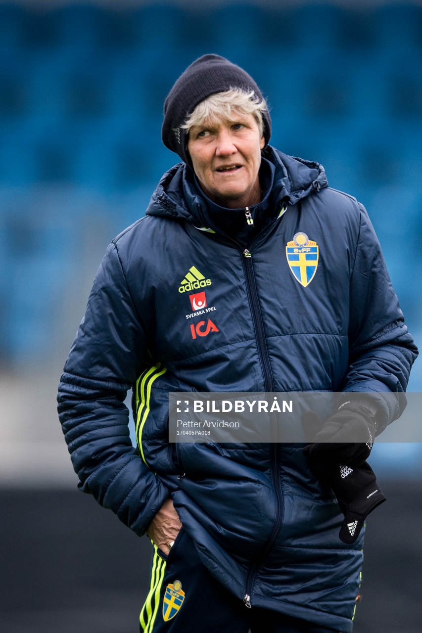 Förbundskapten Pia Sundhage