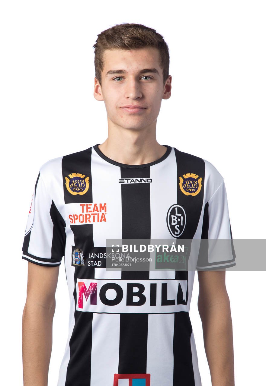 Landskronas Rasmus Wiedesheim-Paul poserar för ett porträtt den 5 april 2017 i Landskrona.