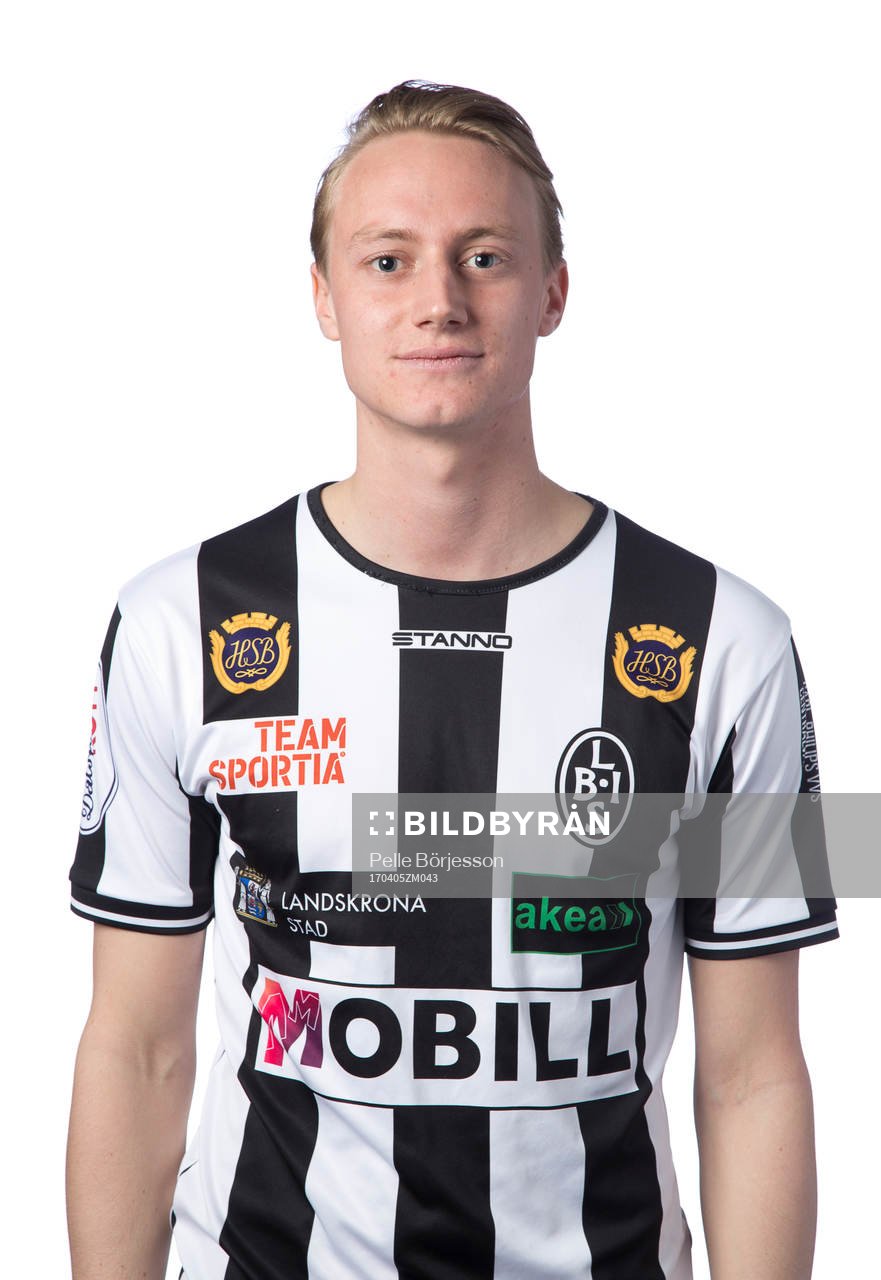 Landskronas Philip Andersson_ poserar för ett porträtt den 5 april 2017 i Landskrona.