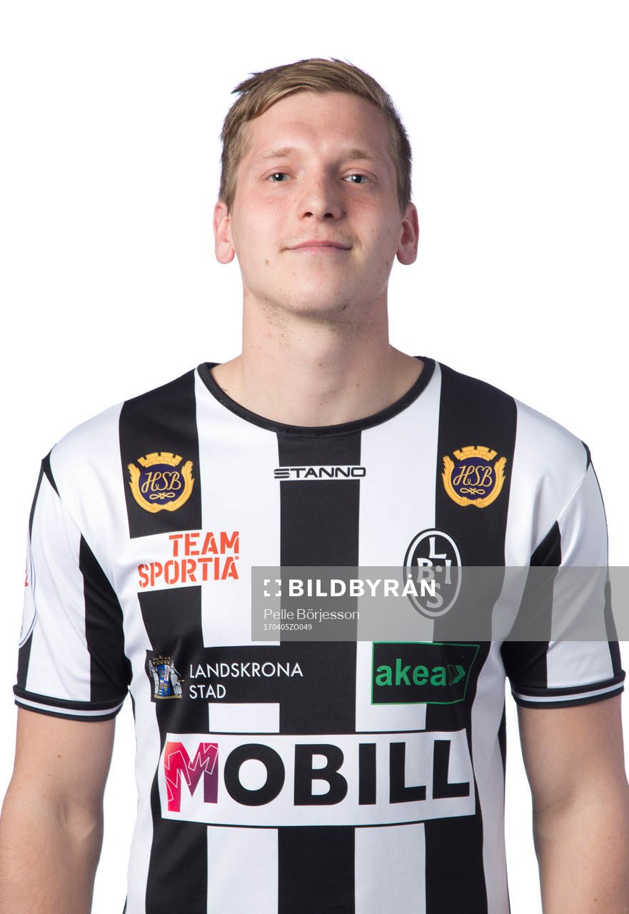 Landskronas Philip Andersson poserar för ett porträtt den 5 april 2017 i Landskrona.
