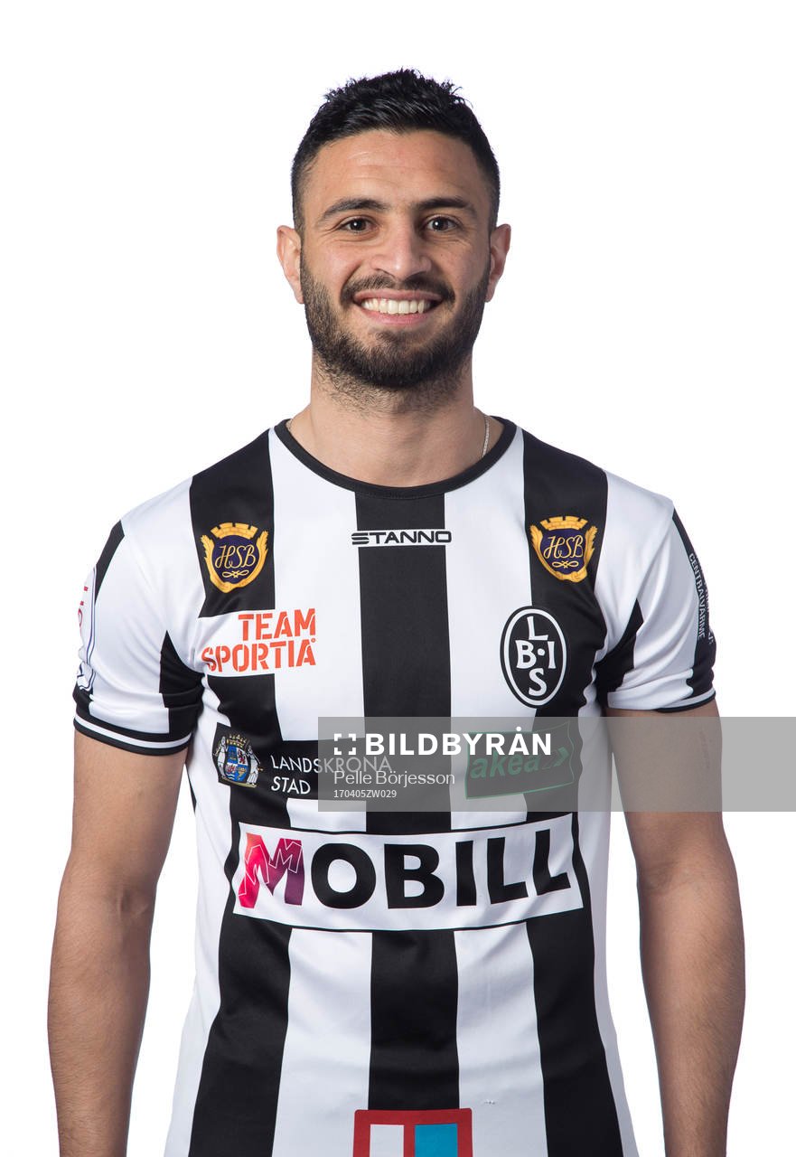 Landskronas Raslan Alkurdi poserar för ett porträtt den 5 april 2017 i Landskrona.