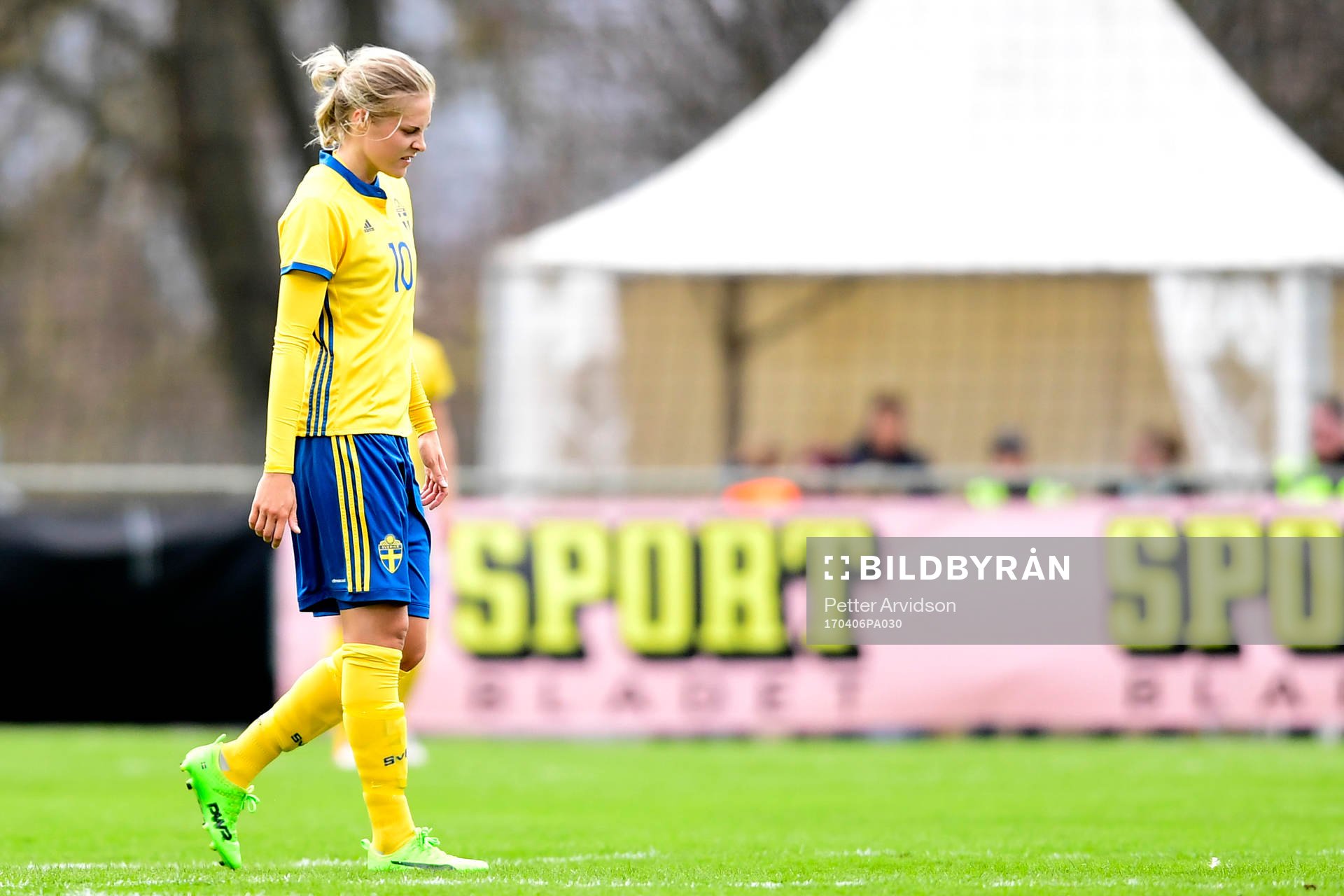 Sveriges Lina Hurtig deppar