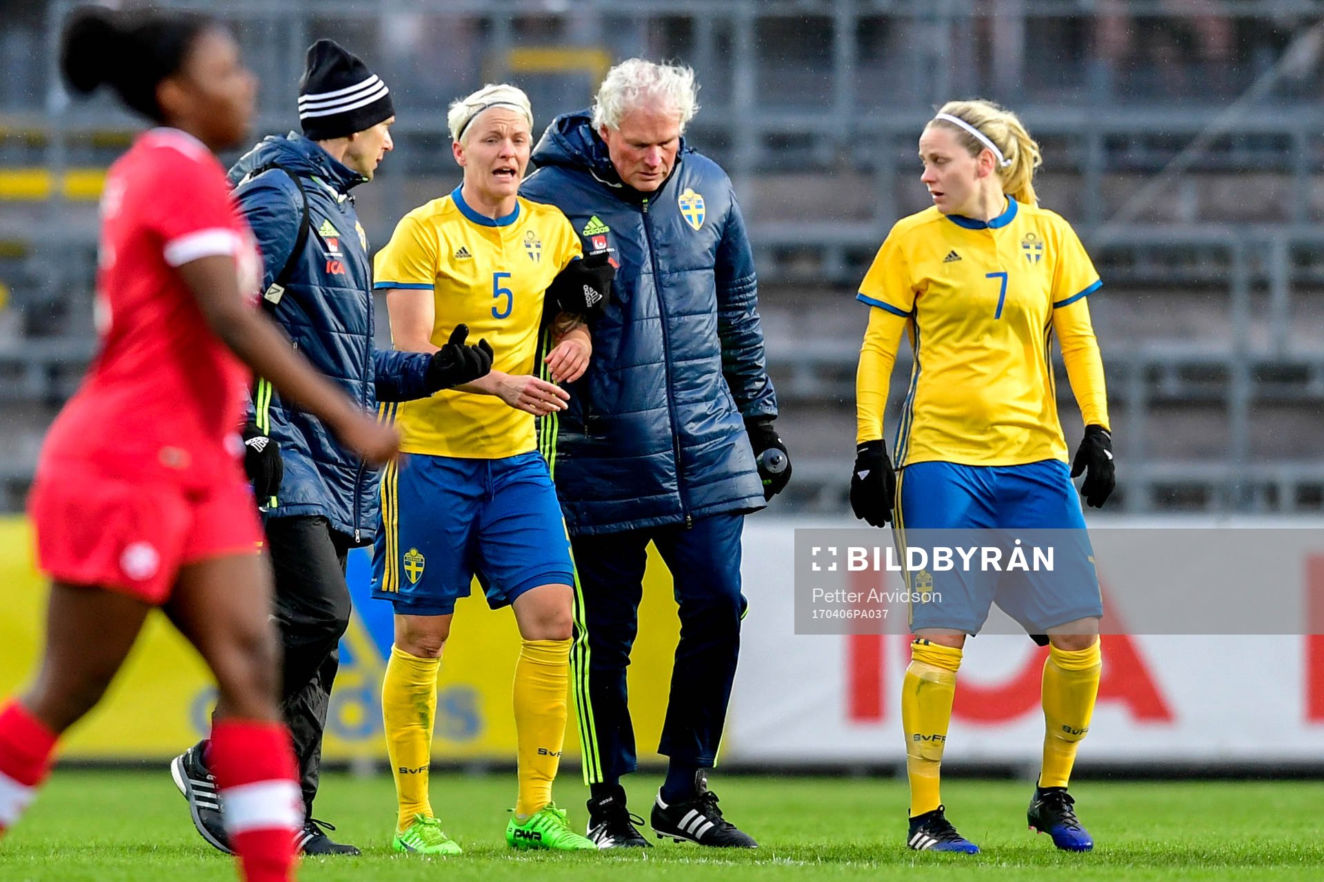 Sveriges Nilla Fischer tvingas kliva av skadad