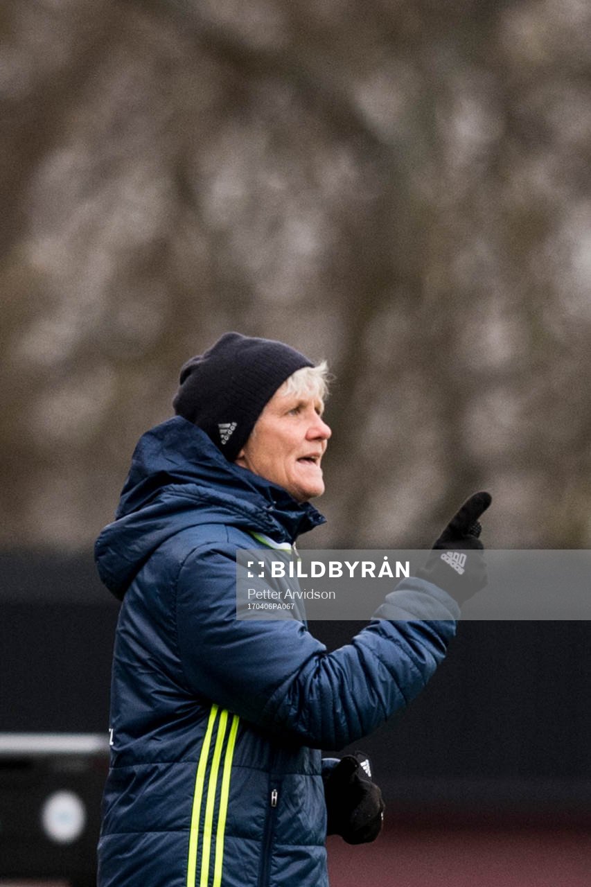 Sveriges förbundskapten Pia Sundhage
