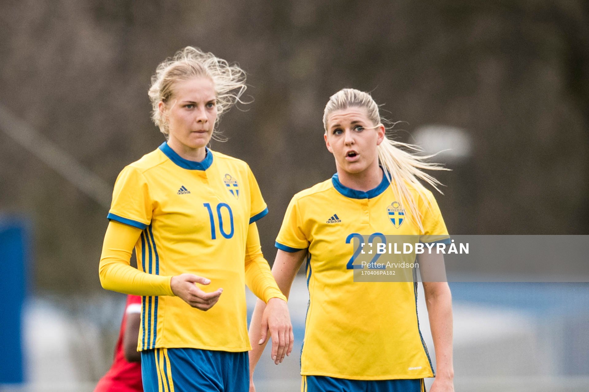 Sveriges Lina Hurtig och Olivia Schough