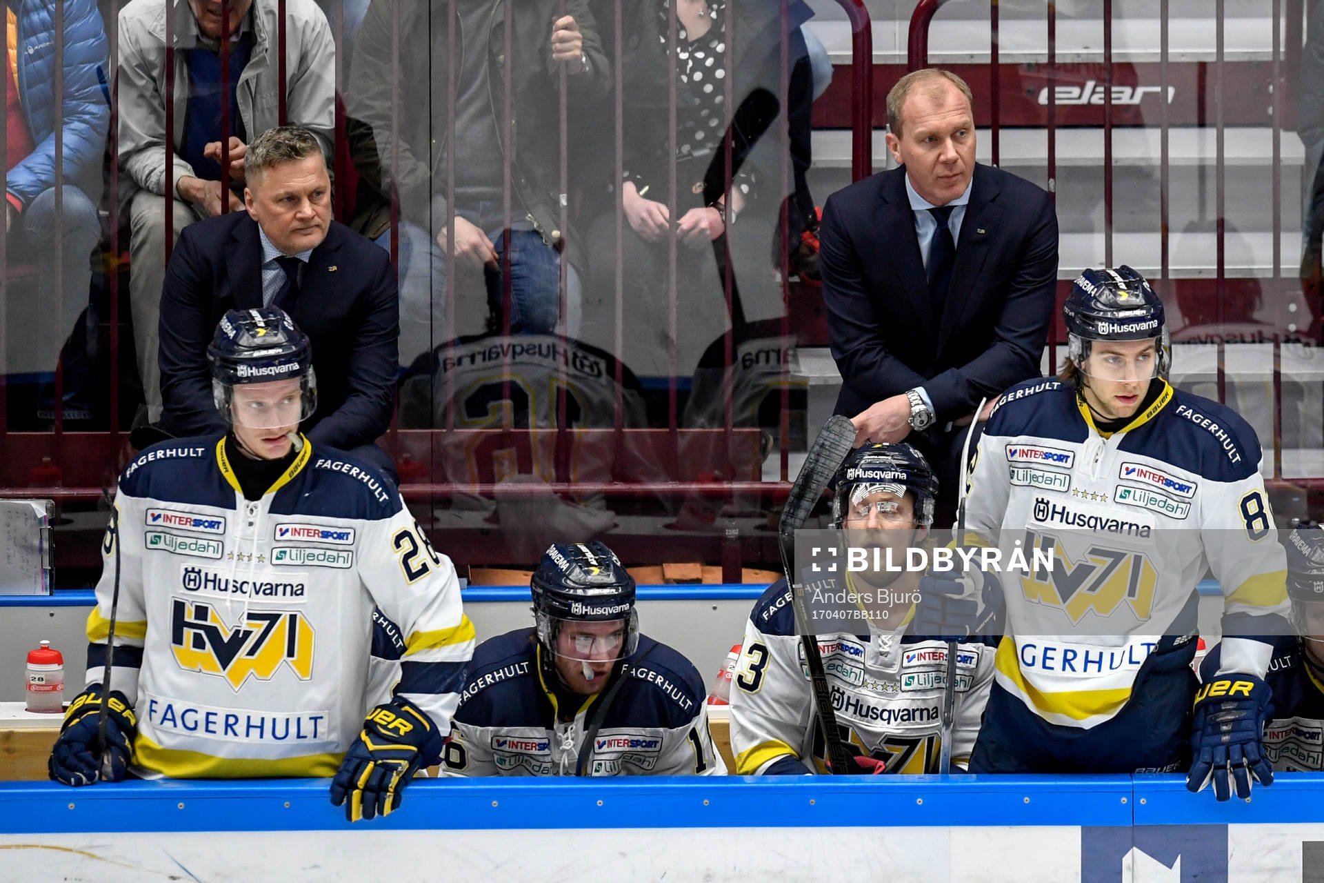 s assisterande tränare Stephan Lundh och tränare Johan