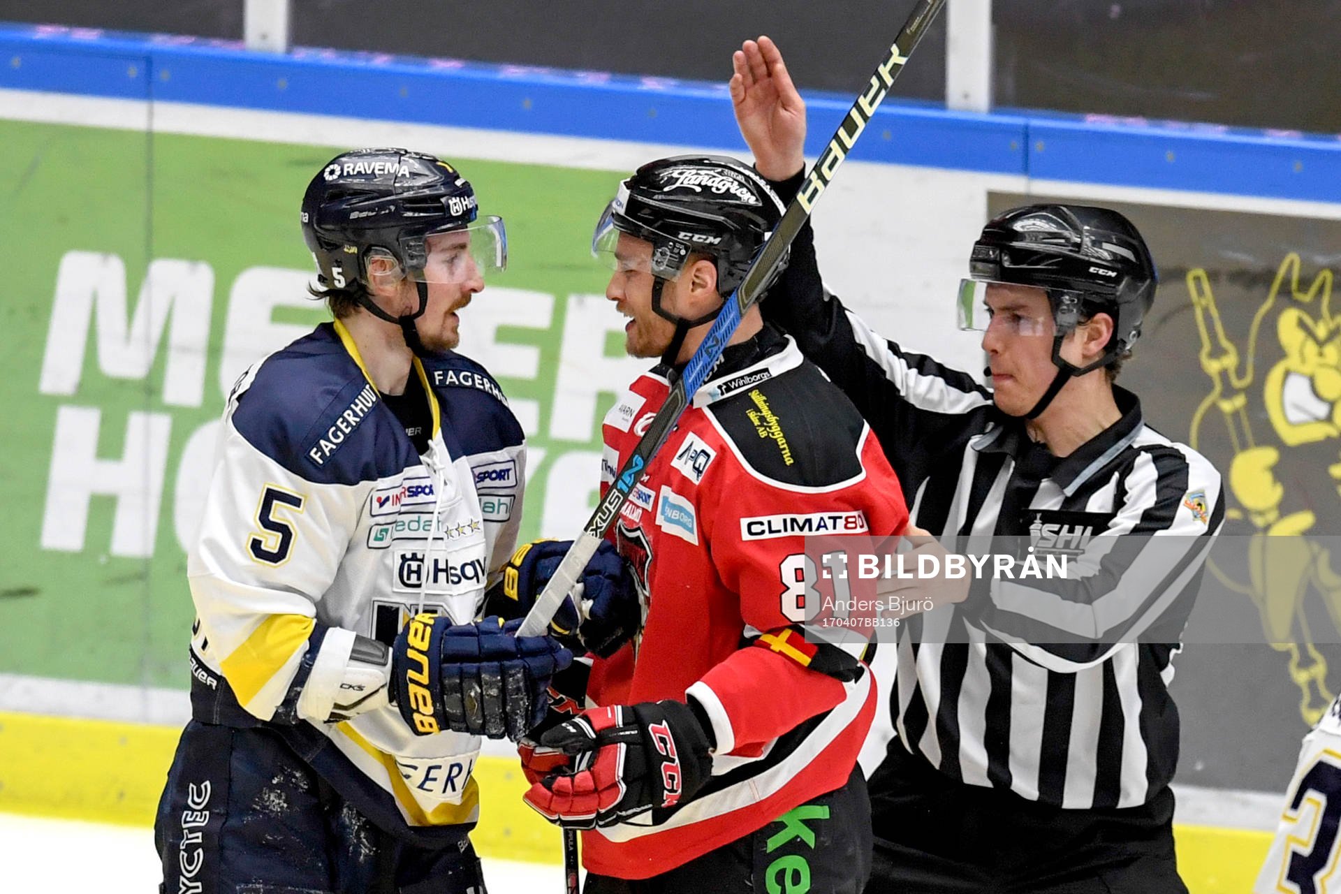 s Adam Almquist och Malmö Redhawks Ilari Filppula