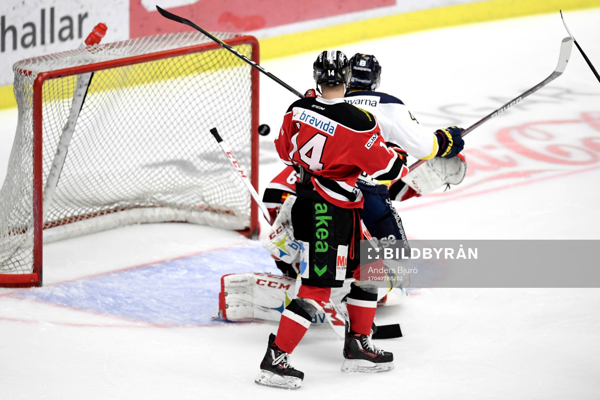 s Andreas Borgman (ej i bild) gör 2-2 bakom Malmö