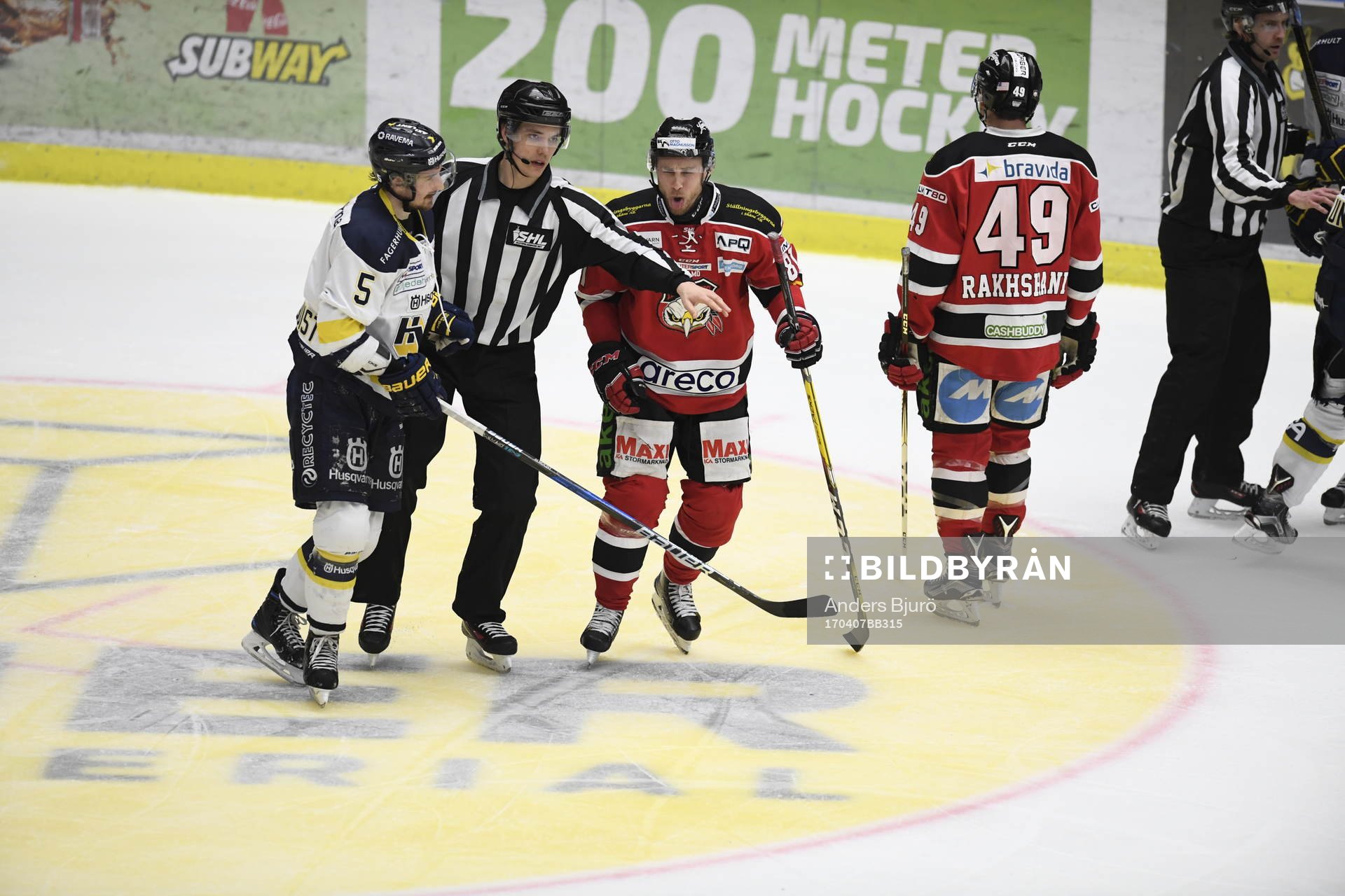 s Adam Almquist och Malmö Redhawks Ilari Filppula