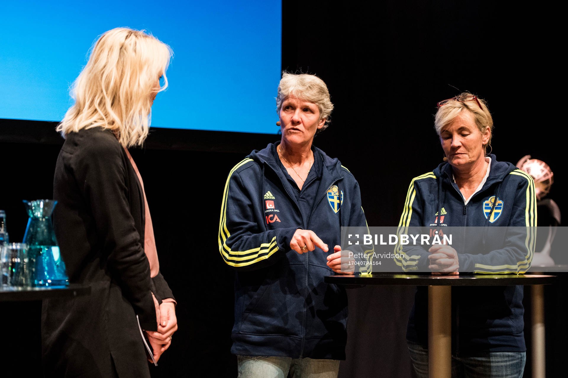 Sveriges damlandslags förbundskapten Pia Sundhage och