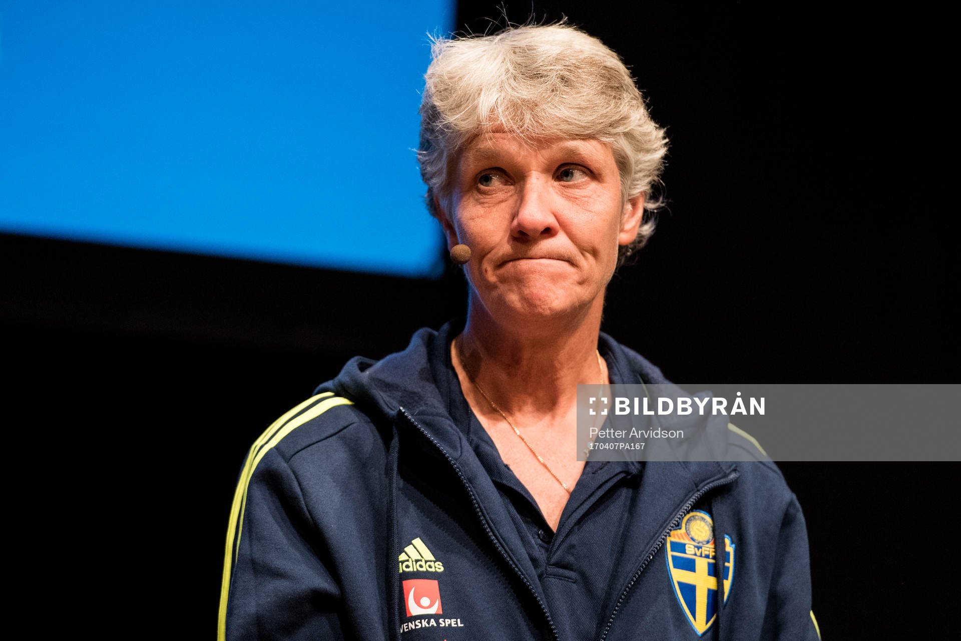 Sveriges damlandslags förbundskapten Pia Sundhage