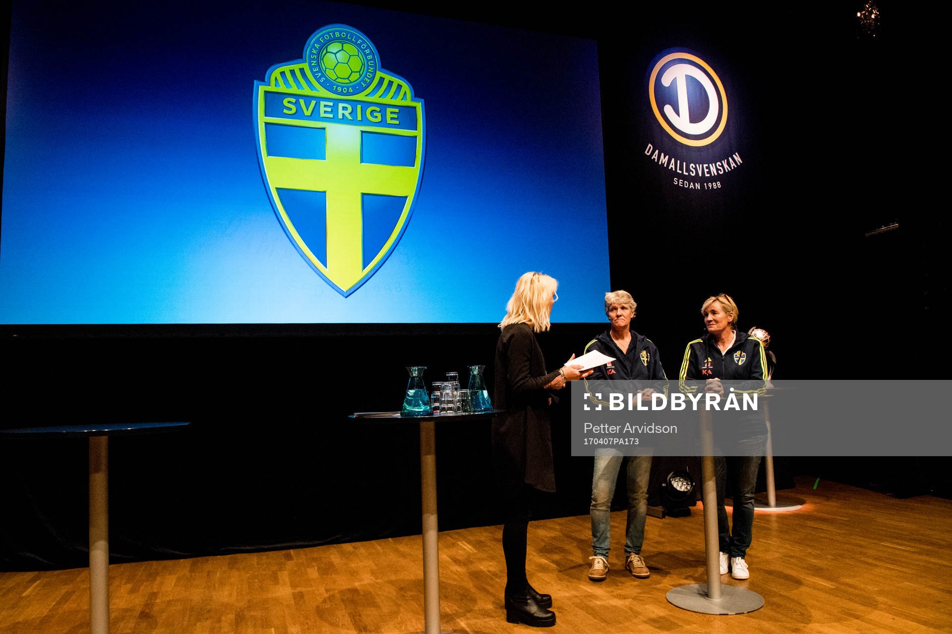 Sveriges damlandslags förbundskapten Pia Sundhage och