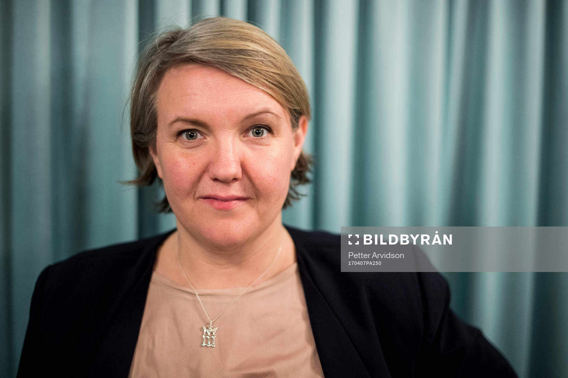 Linda Wijkström, Generalsekreterare Elitfotboll Dam poserar för ett porträtt under upptaktsträffen för damallsvenskan i fotboll den 7 april 2017 i Malmö.