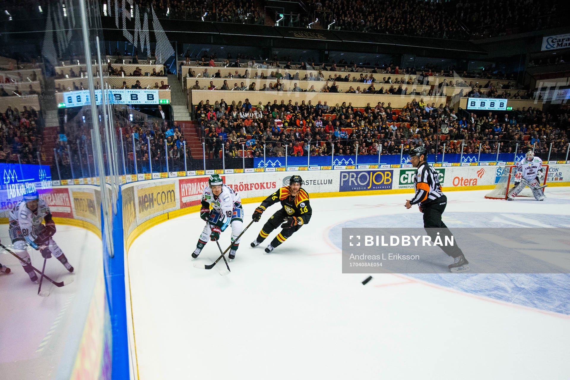 Frölundas Mattias Nörstebö, Brynäs Daniel Paille och