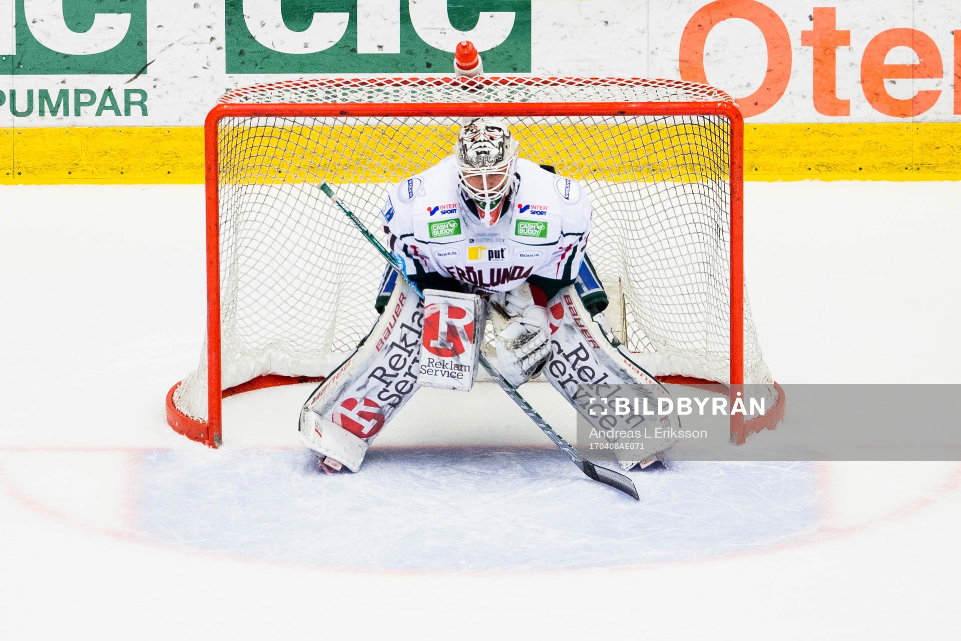 Frölundas målvakt Johan Gustafsson
