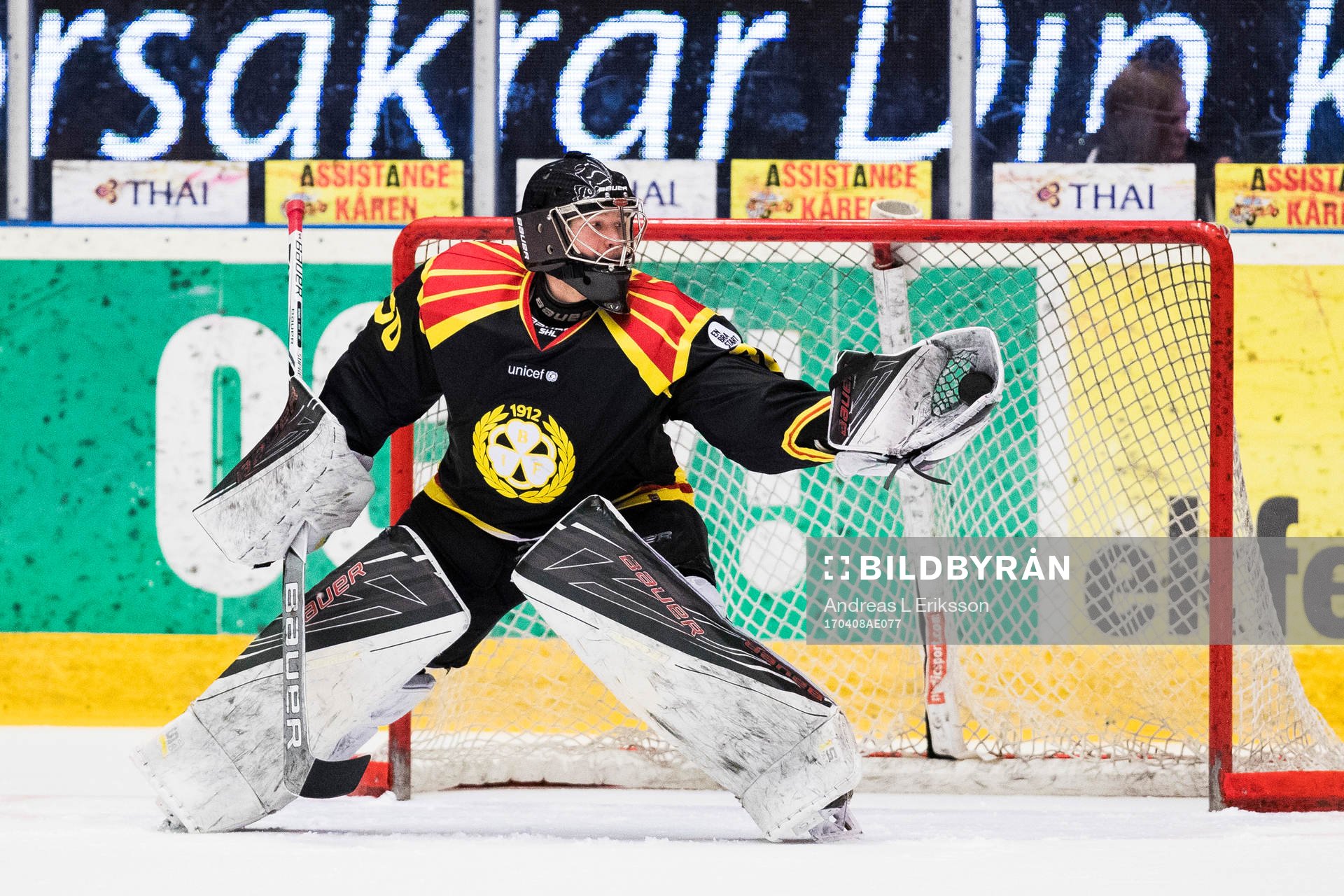 Brynäs målvakt Oliver Dackell