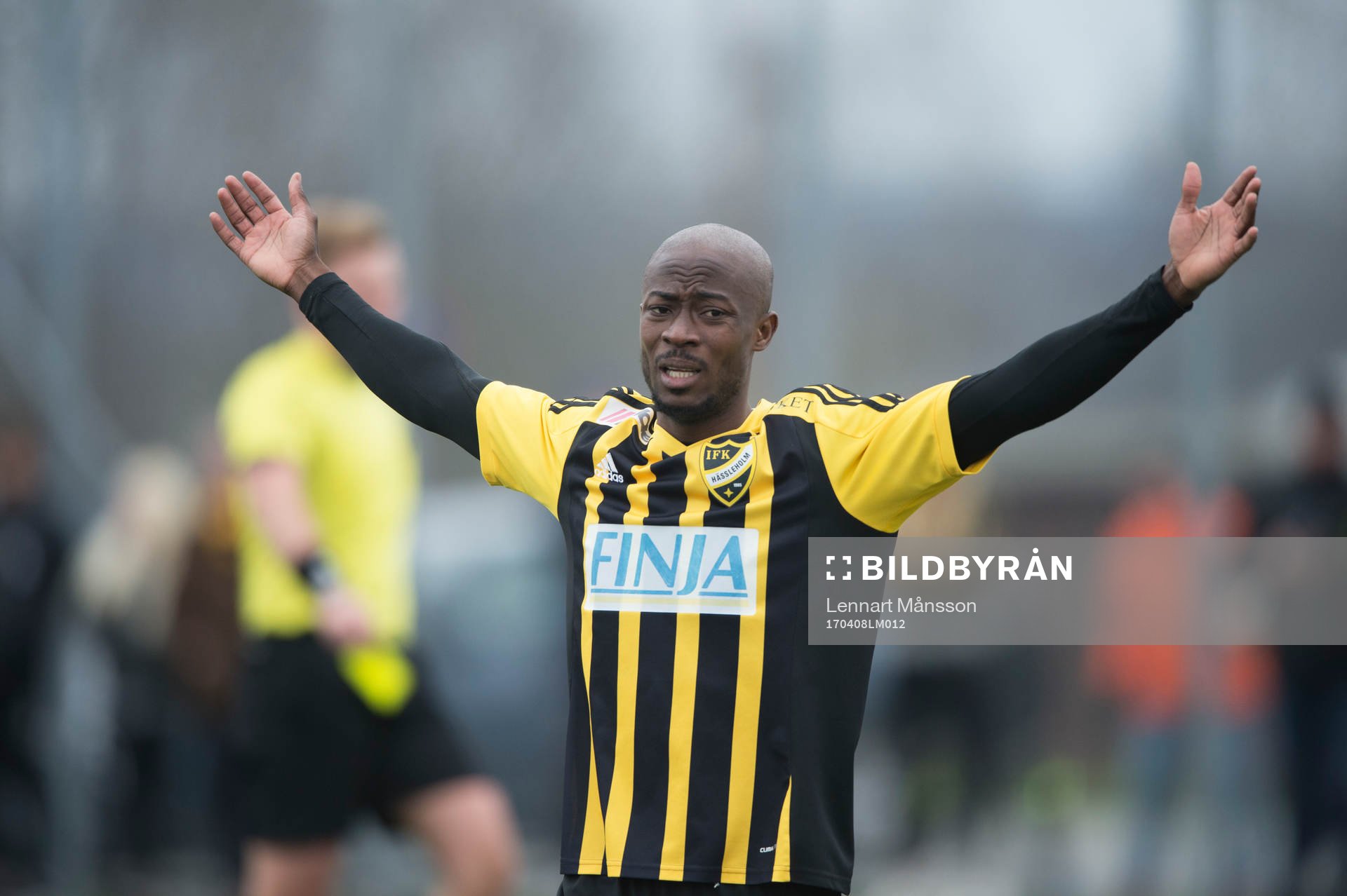 IFK Hässleholms Kojo Annor i matchen i division 2 mellan