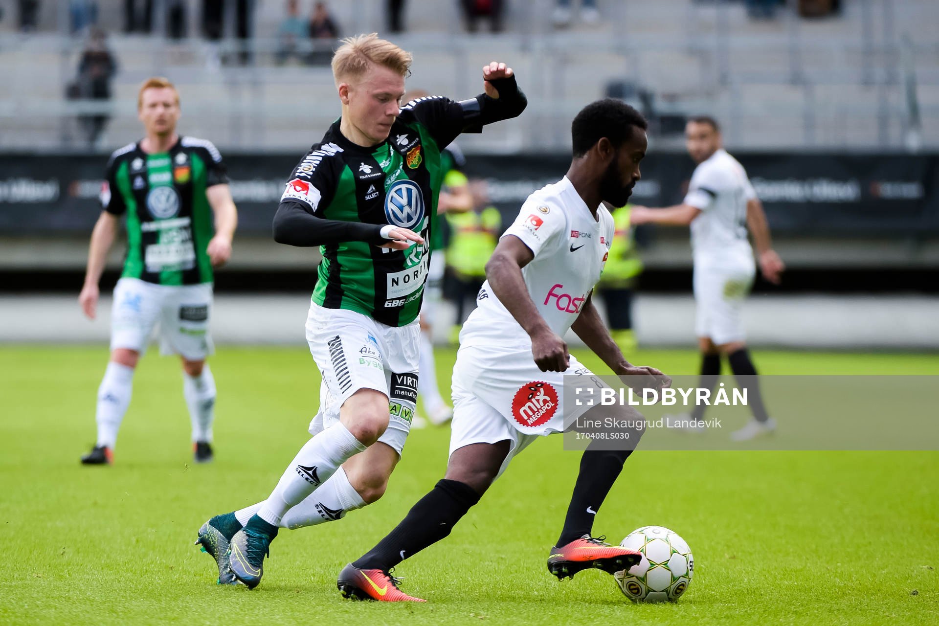 GAIS Johan Svahn och Dalkurds Ammar Ahmed