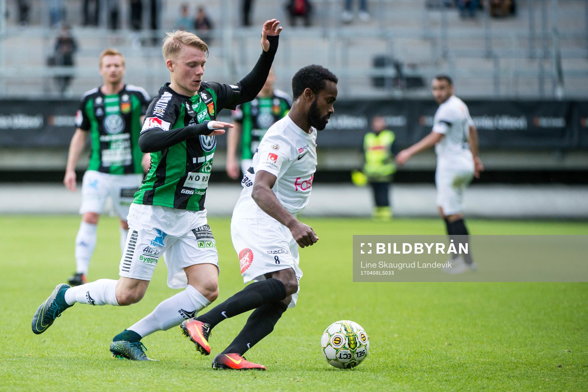GAIS Johan Svahn och Dalkurds Ammar Ahmed