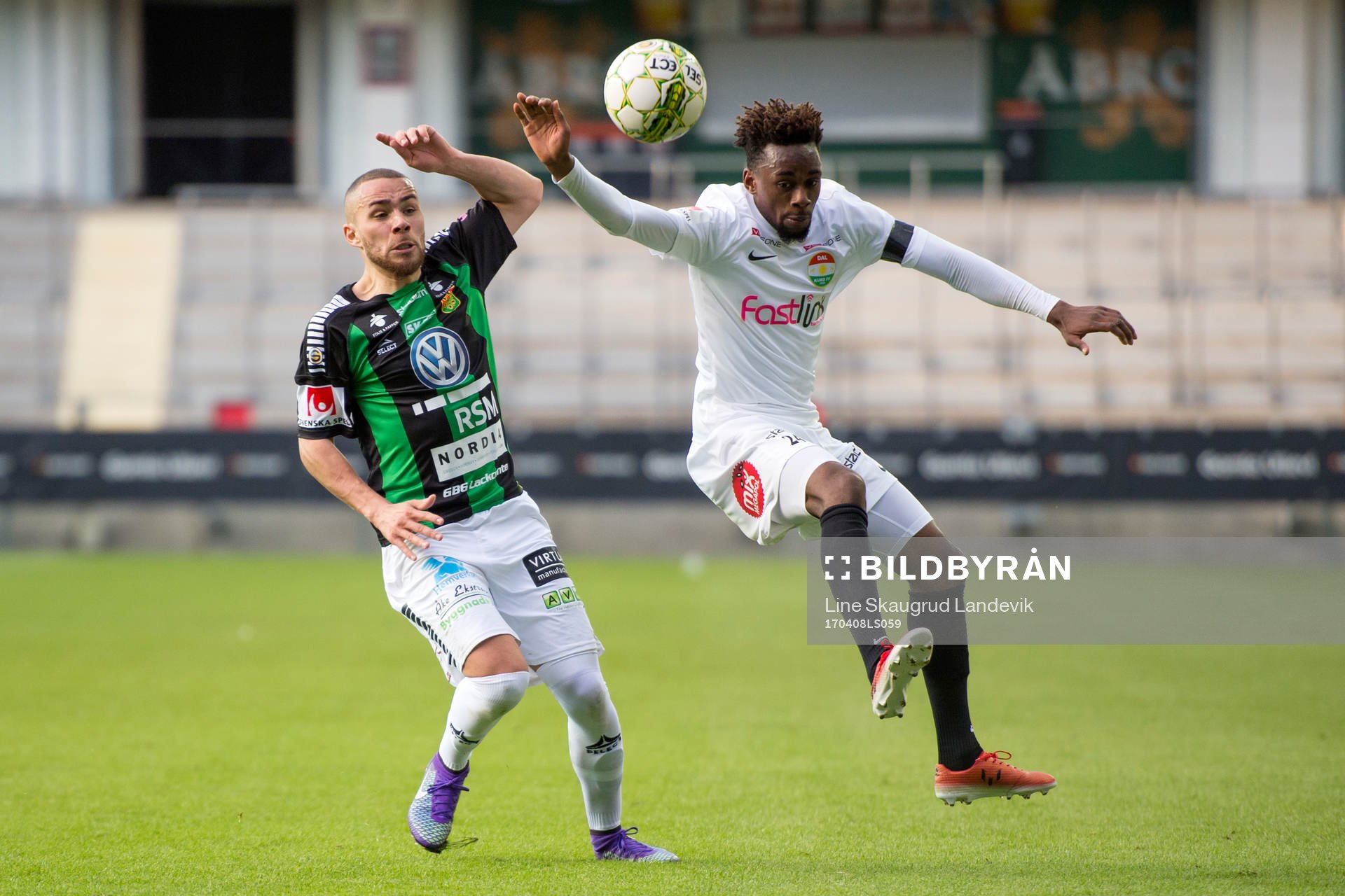 GAIS Malkolm Moenza och Dalkurds Heradi Rashidi