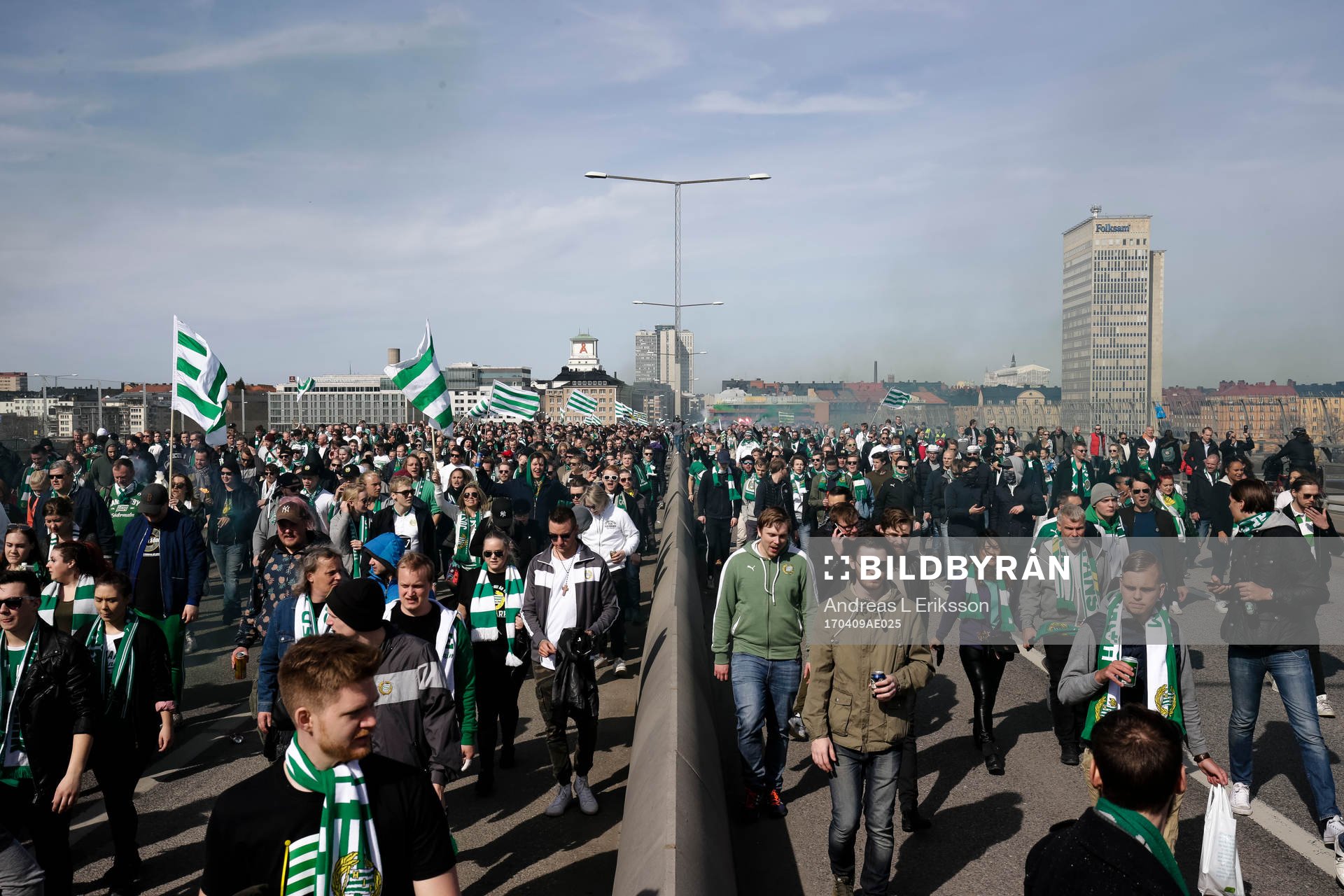 Hammarbys supportrar före