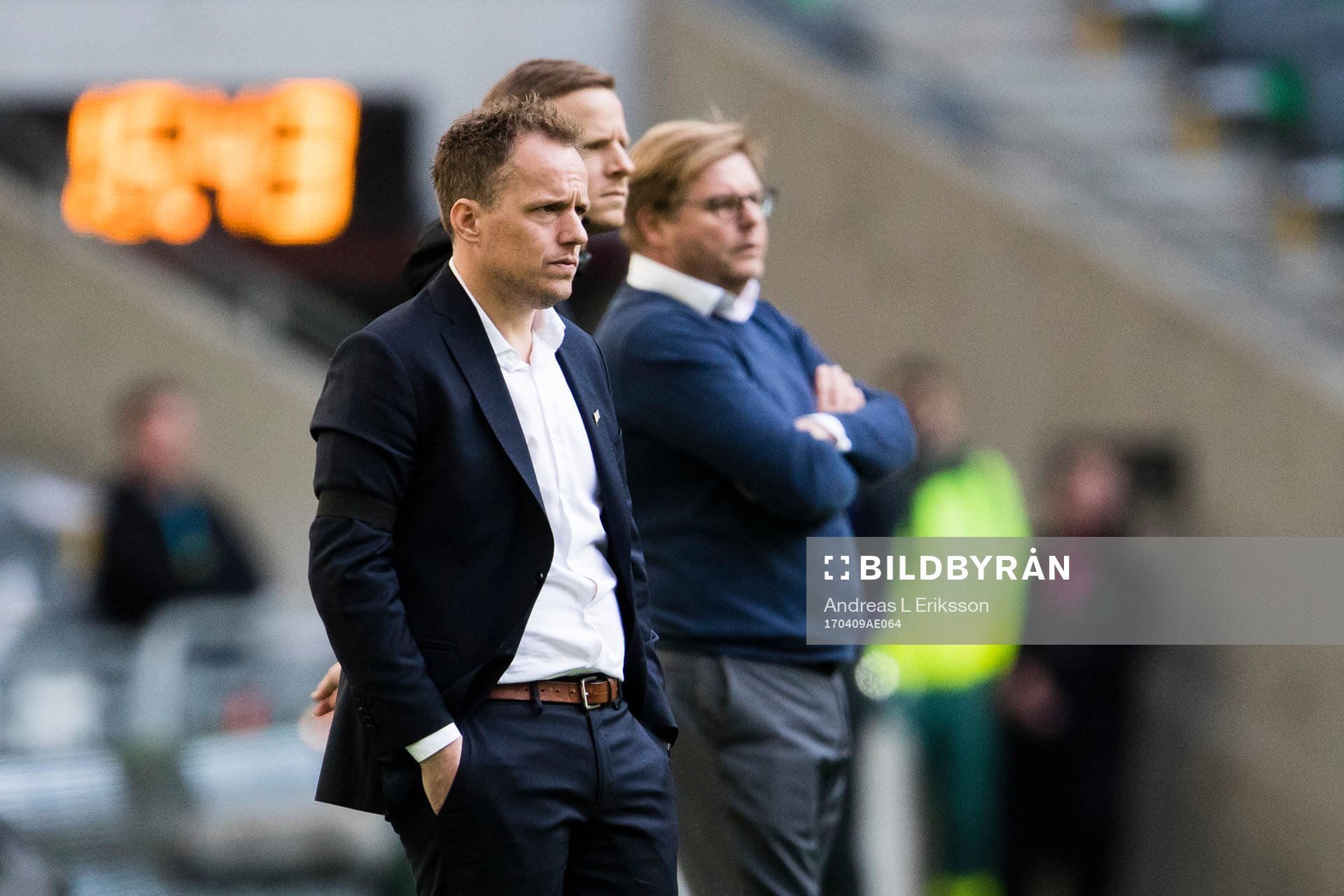 Hammarbys tränare Jakob Michelsen och Kalmars tränare