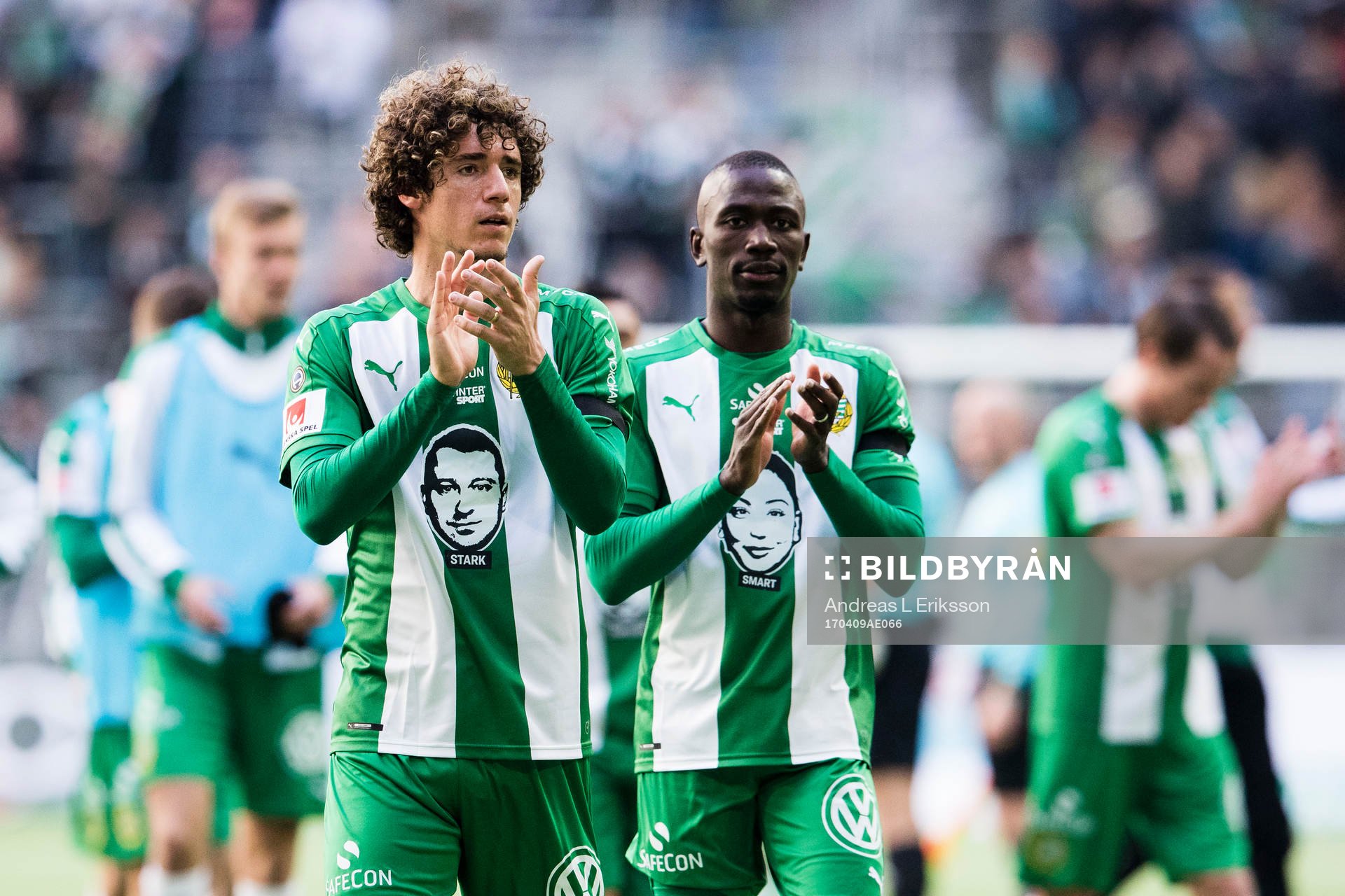 Hammarbys Romulo Cabral Pereira Pinto och Pa Amat Dibba