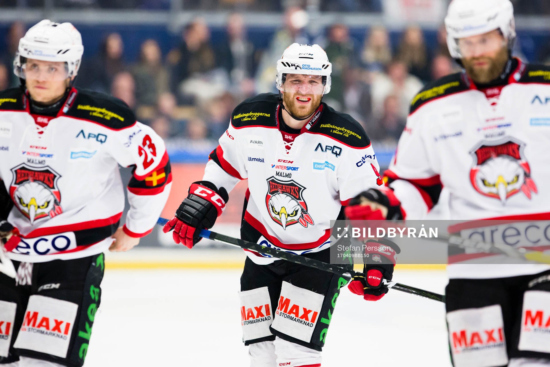 Malmö Redhawks Frederik Storm har ont