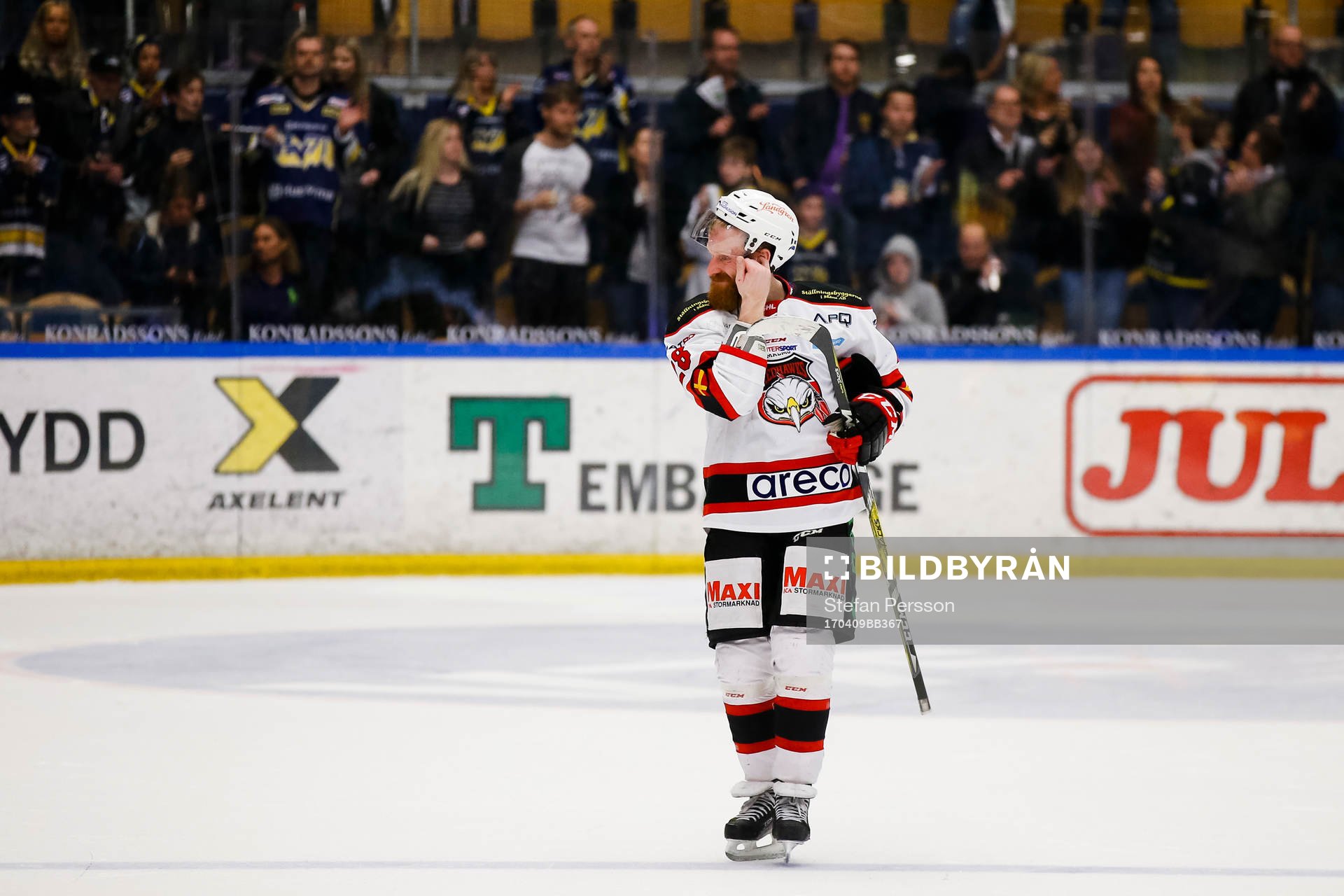 Malmö Redhawks Jens Olsson deppar