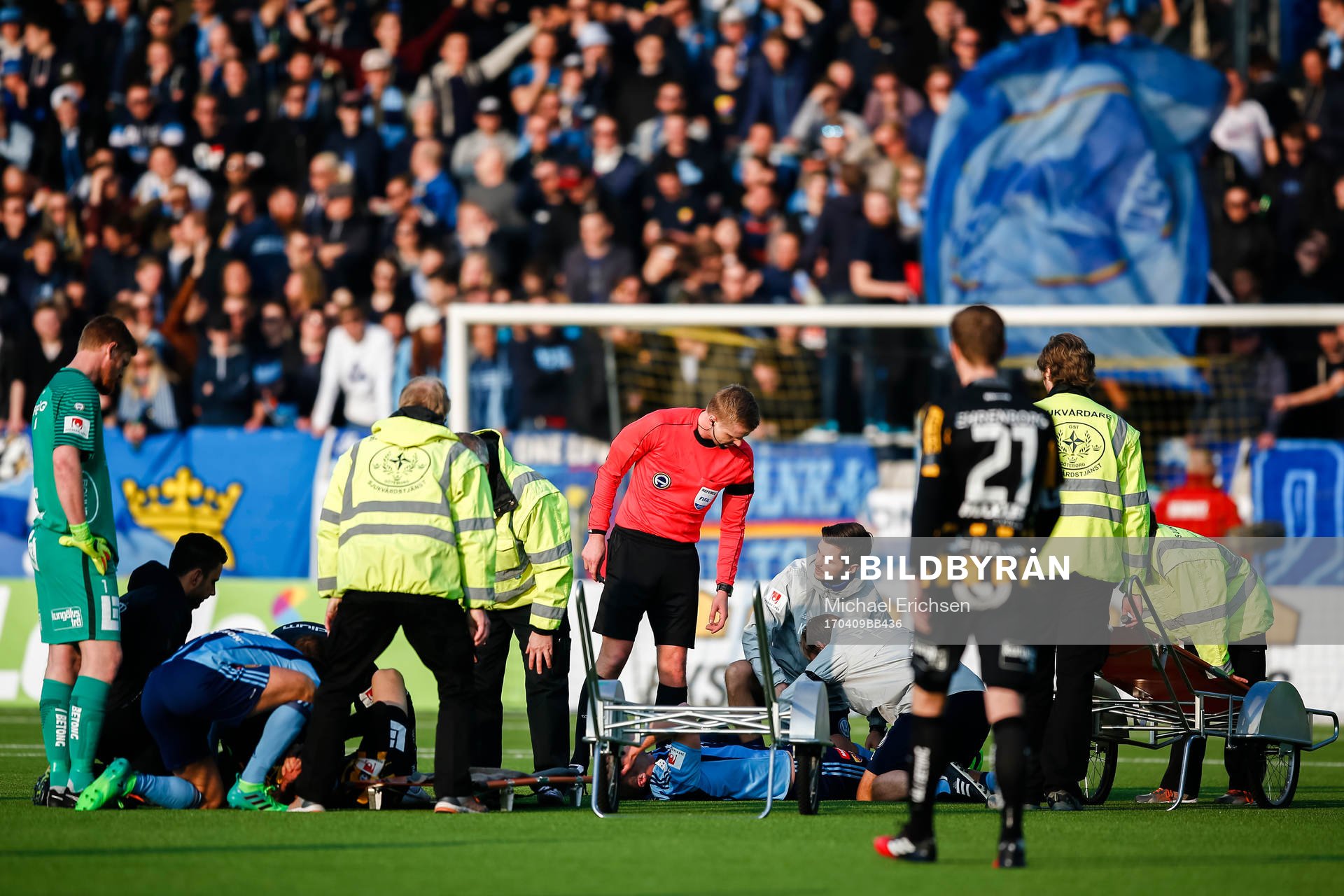 Häckens Jasmin Sudic och Djurgårdens Gustav Engvall